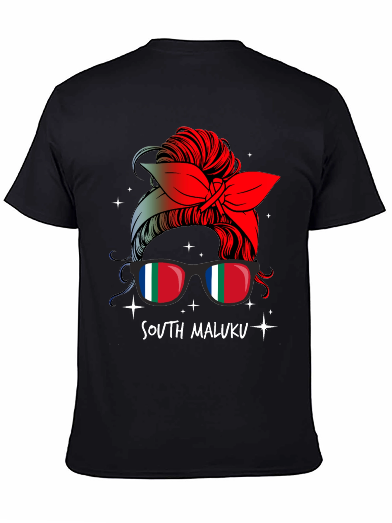 South Maluku Messy Bun T-Shirt