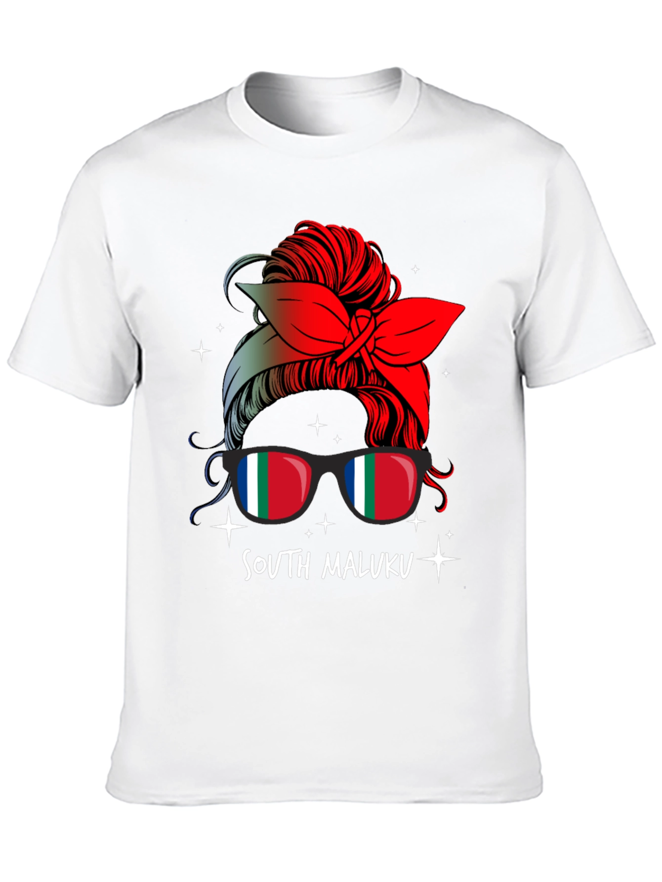 South Maluku Messy Bun T-Shirt