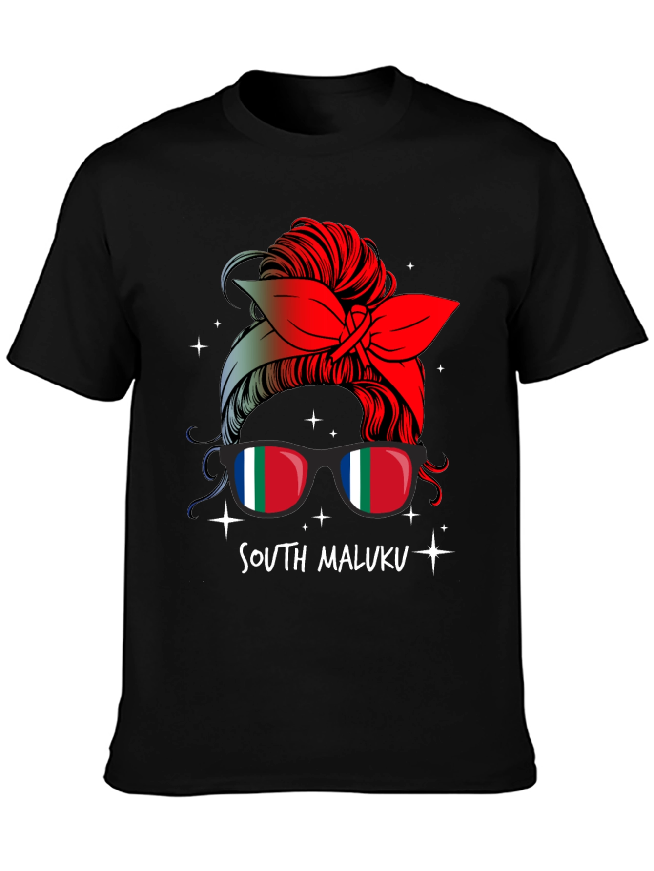 South Maluku Messy Bun T-Shirt