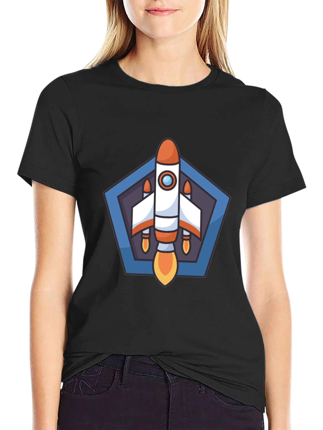 Rocket Graphic T-Shirt - Blast Off in Style!