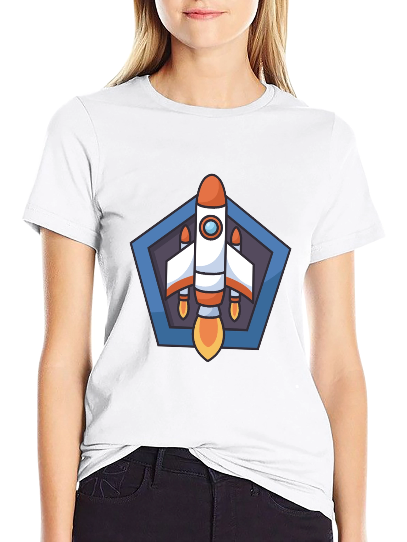 Rocket Graphic T-Shirt - Blast Off in Style!
