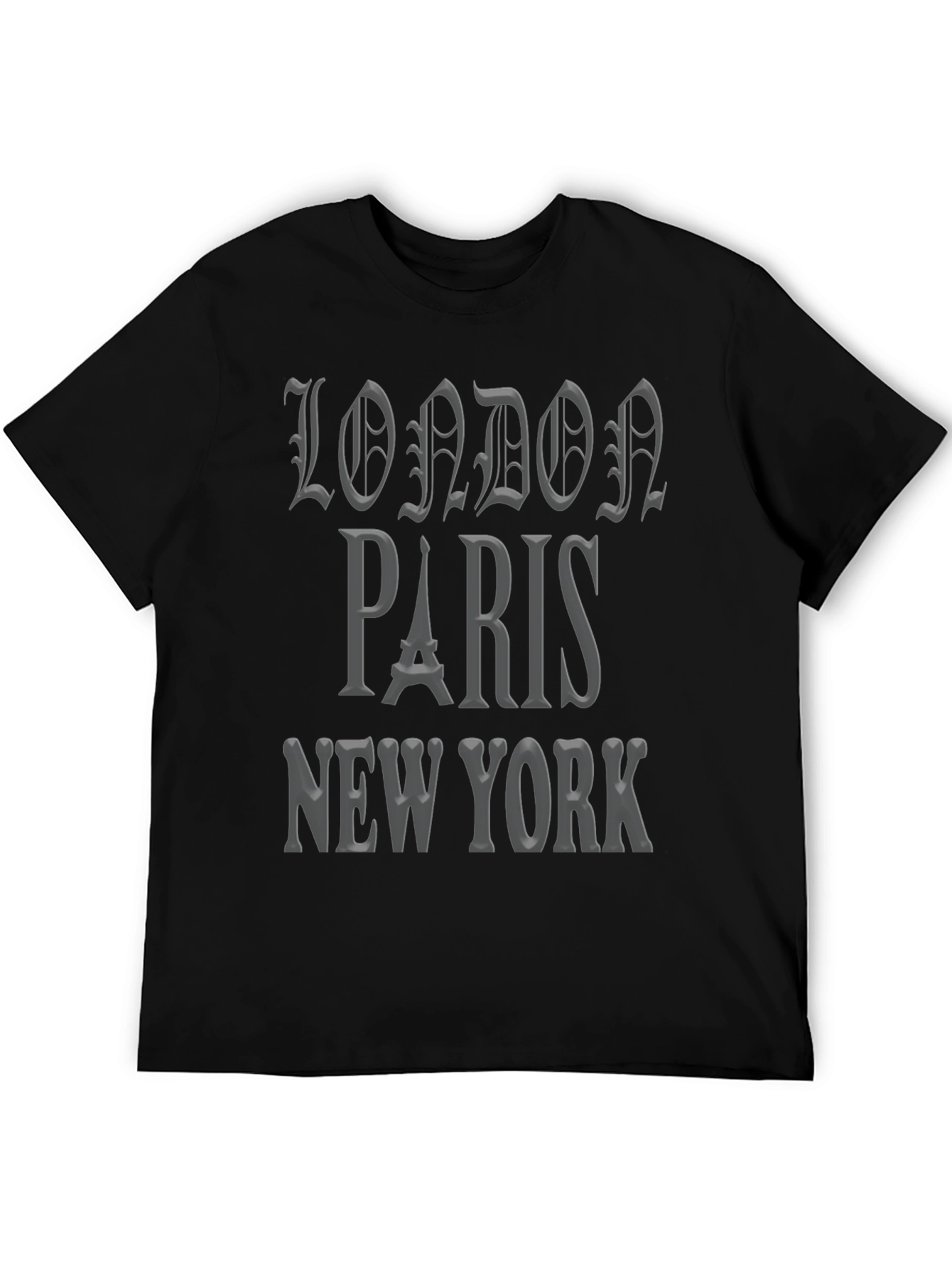 London Paris New York Graphic Tee