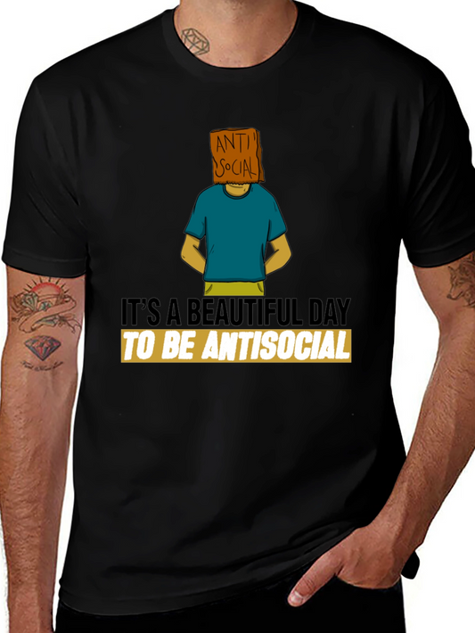 Antisocial Graphic Tee - Unique Design