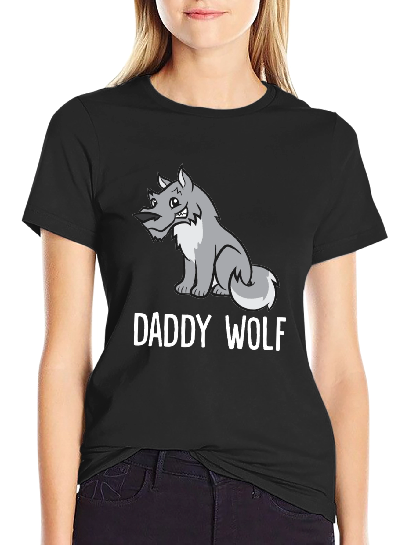 Daddy Wolf Graphic Tee