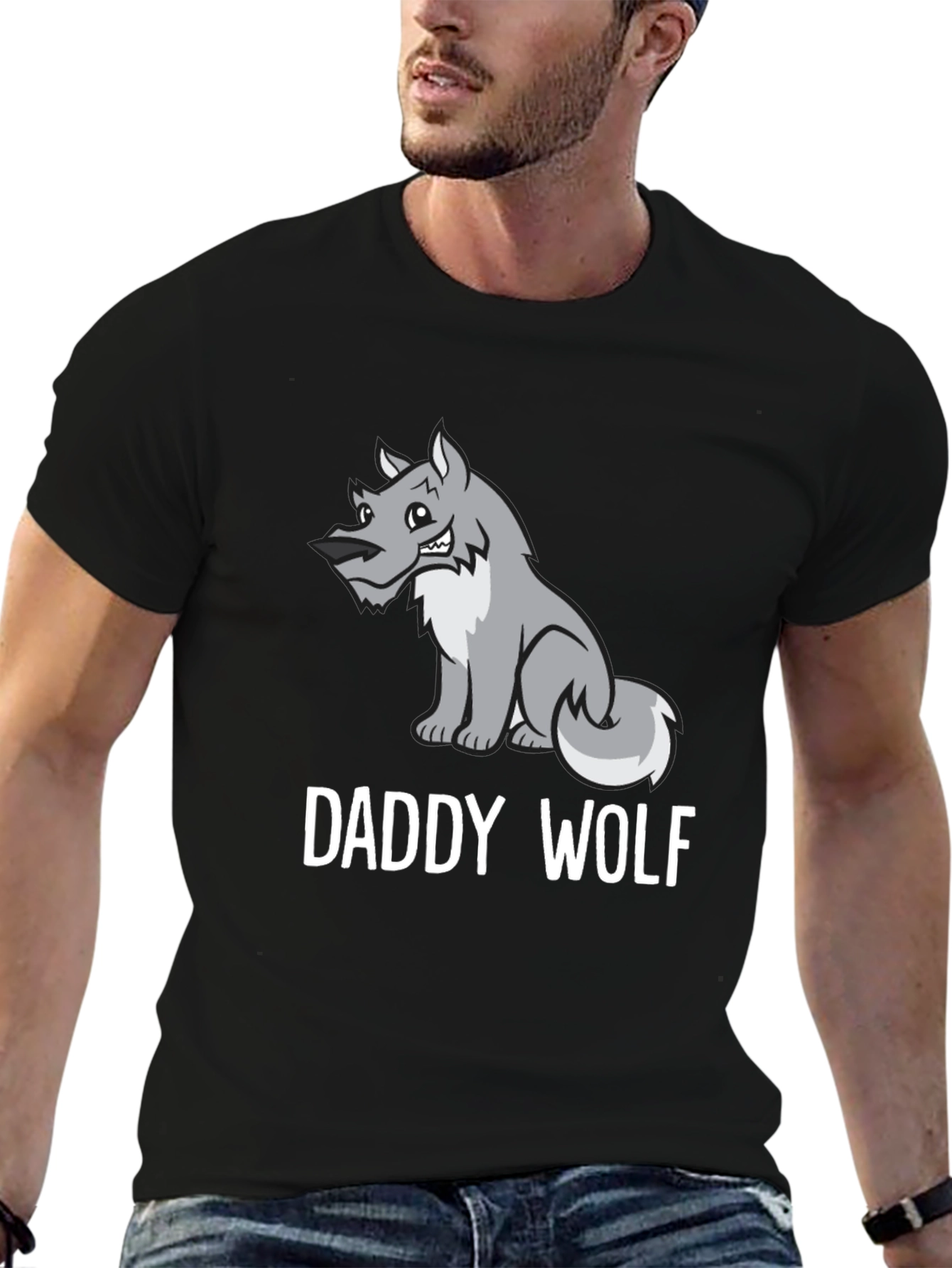 Daddy Wolf Graphic Tee