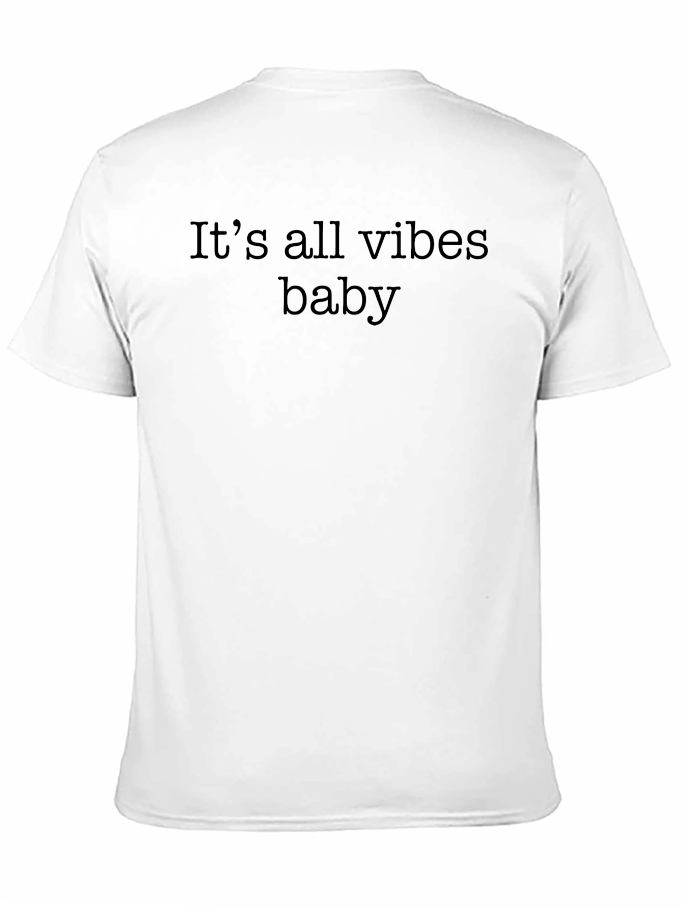 Its All Vibes Baby Black Tee