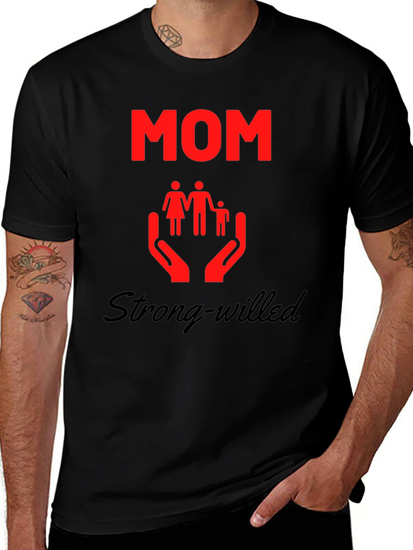 Strong-Willed Mom Graphic Tee