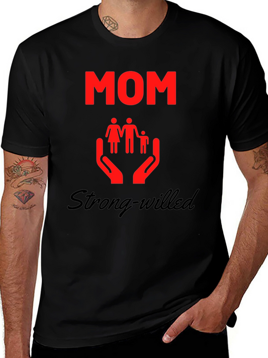 Strong-Willed Mom Graphic Tee