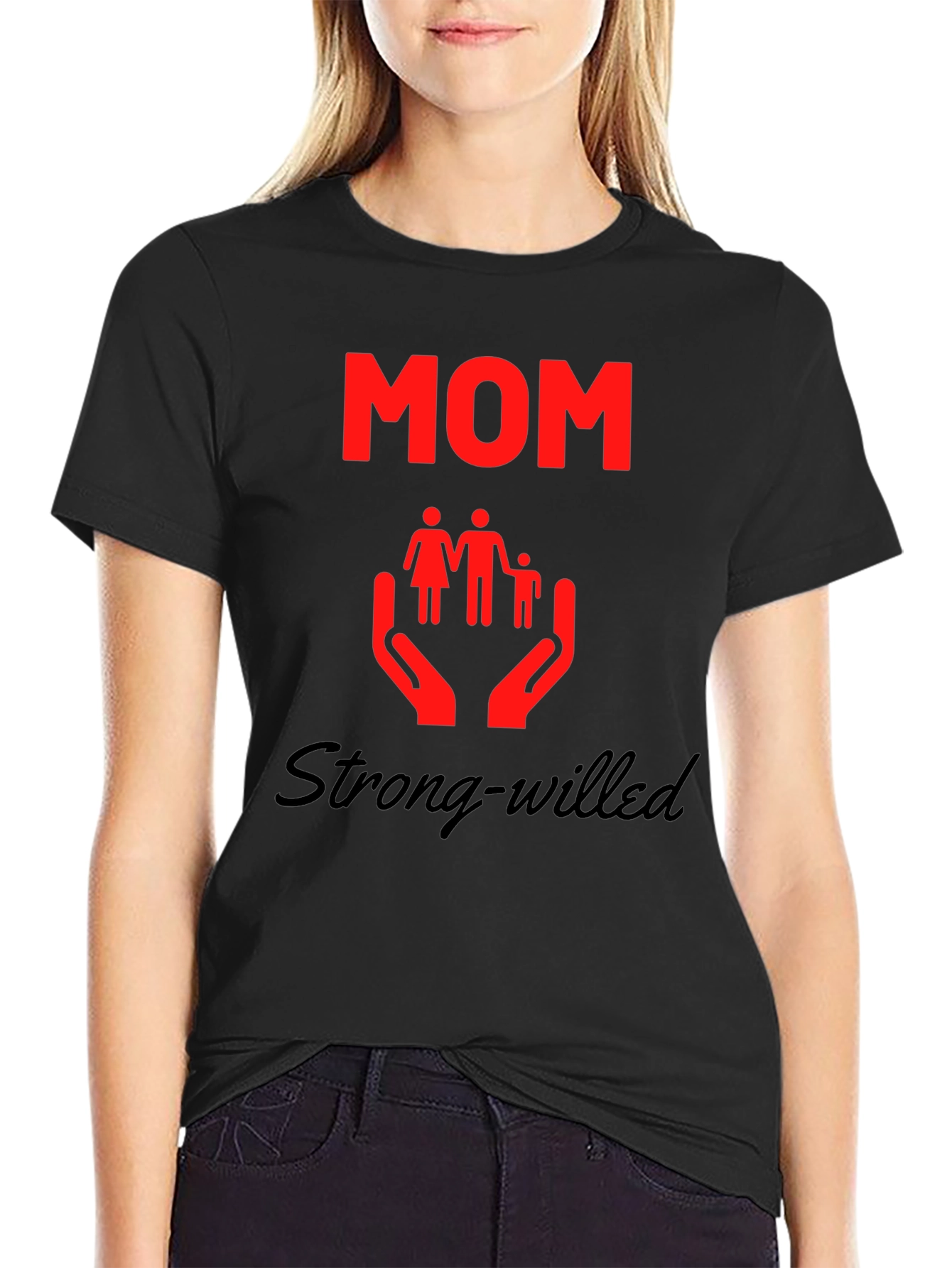 Strong-Willed Mom Graphic Tee
