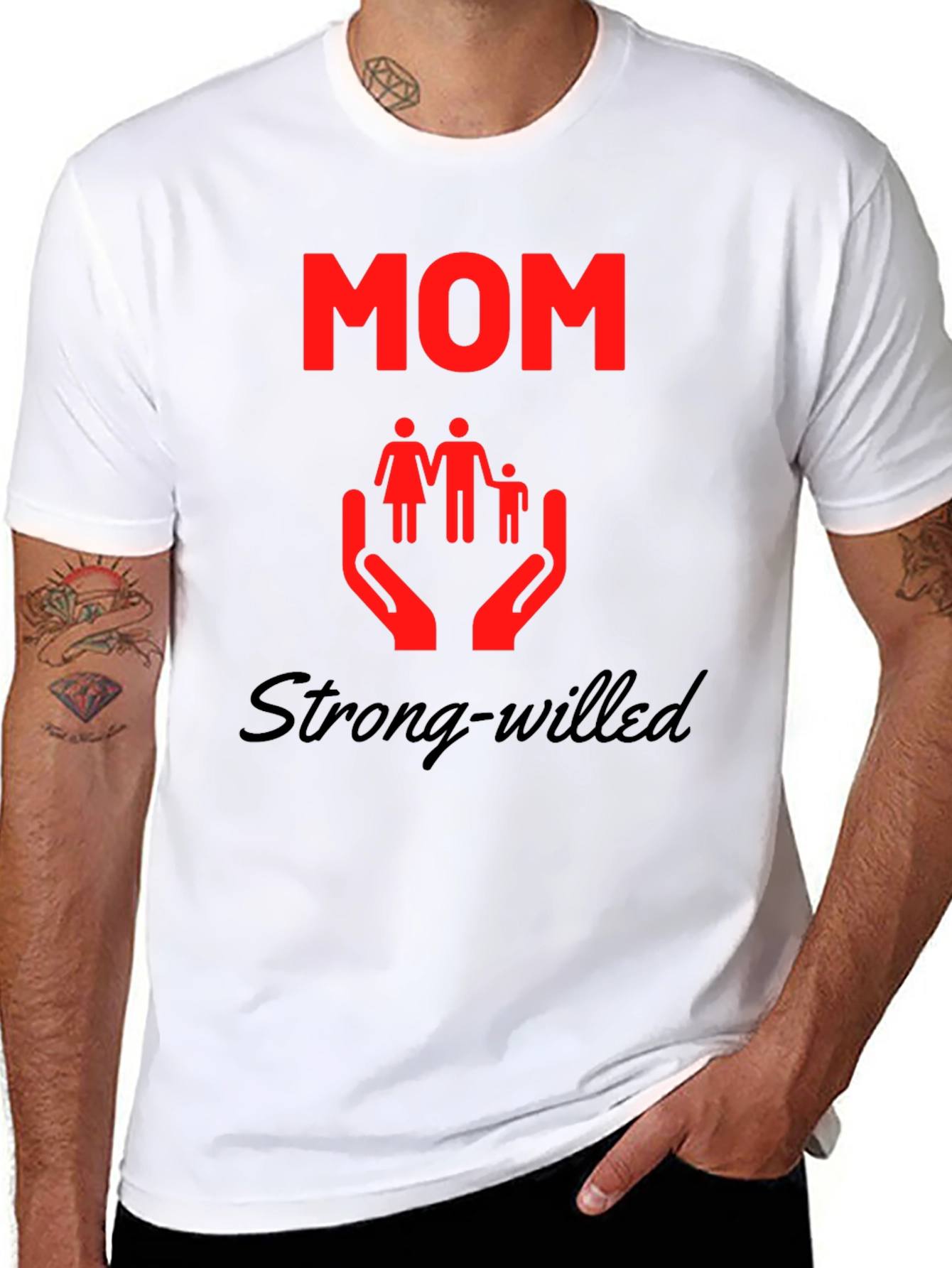 Strong-Willed Mom Graphic Tee