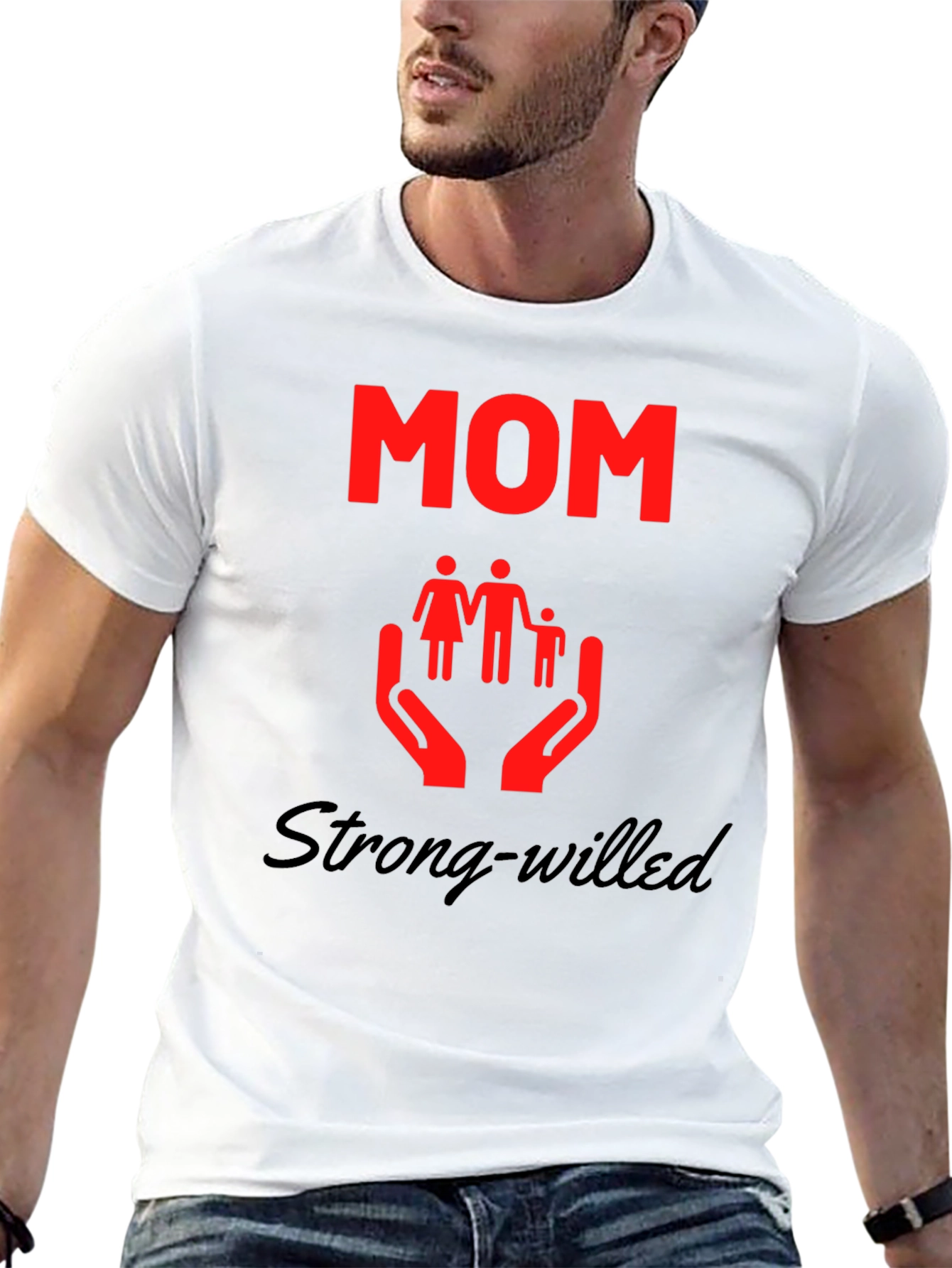 Strong-Willed Mom Graphic Tee
