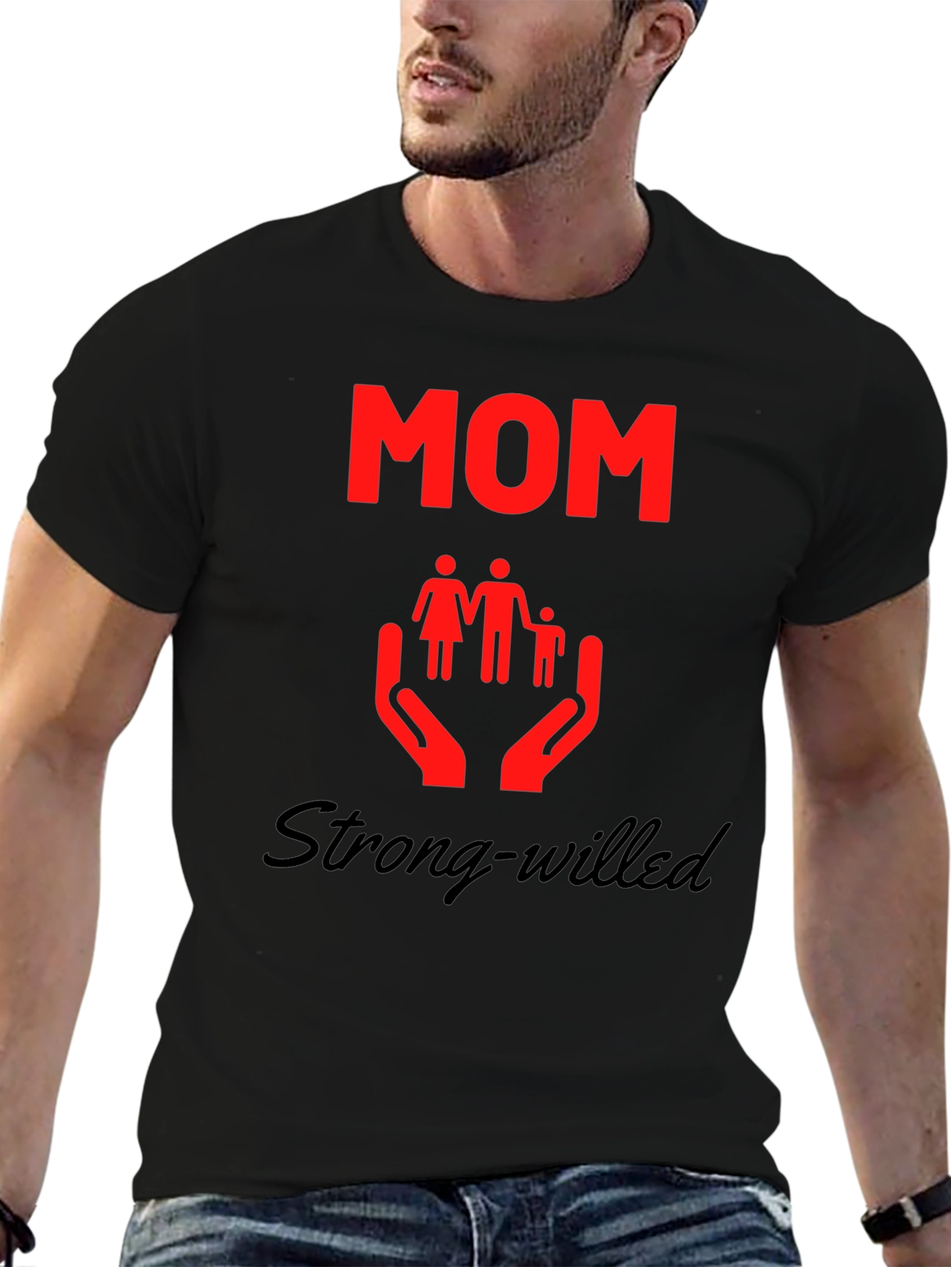 Strong-Willed Mom Graphic Tee