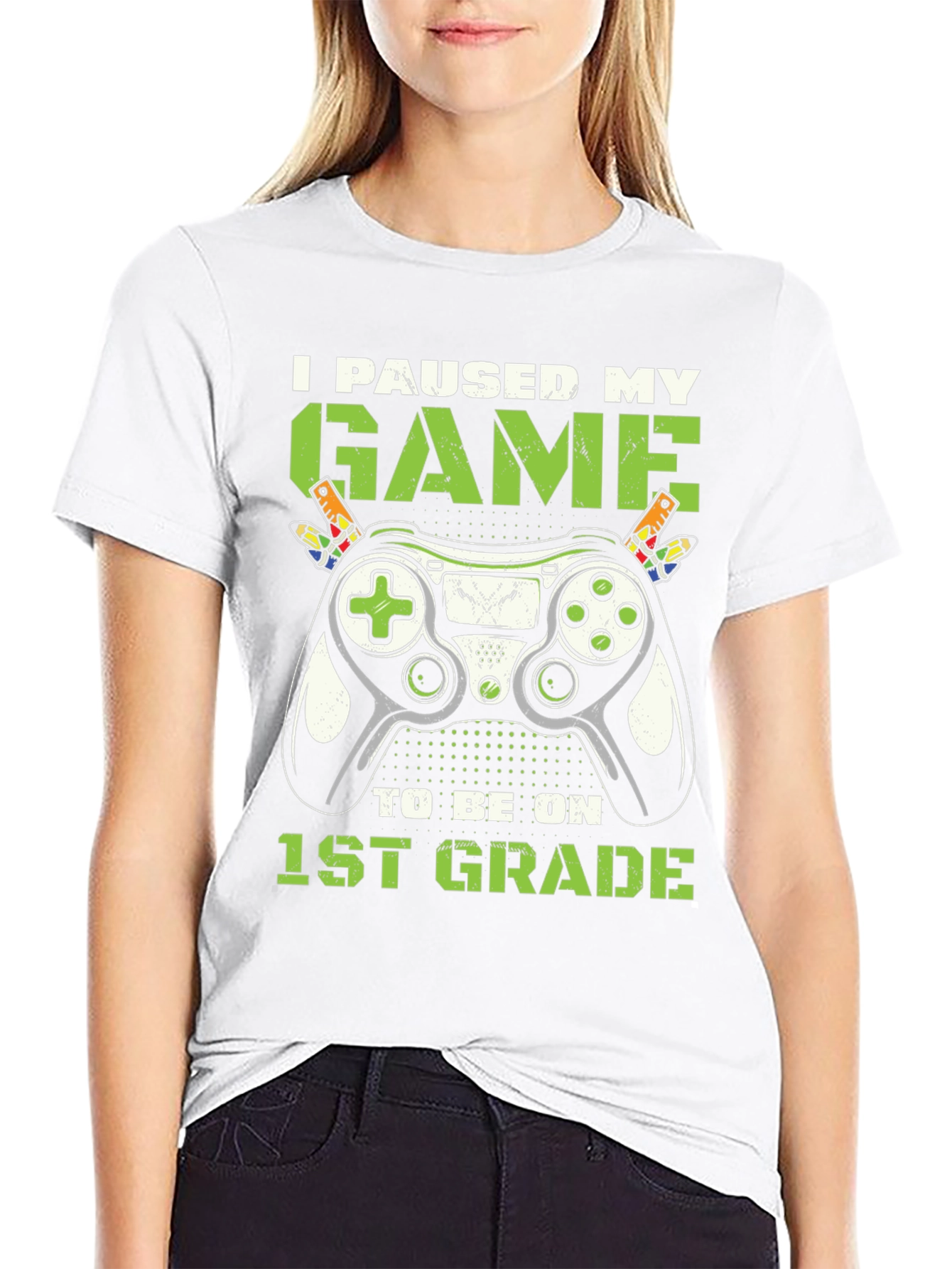 I Paused My Game For 1st Grade T-Shirt