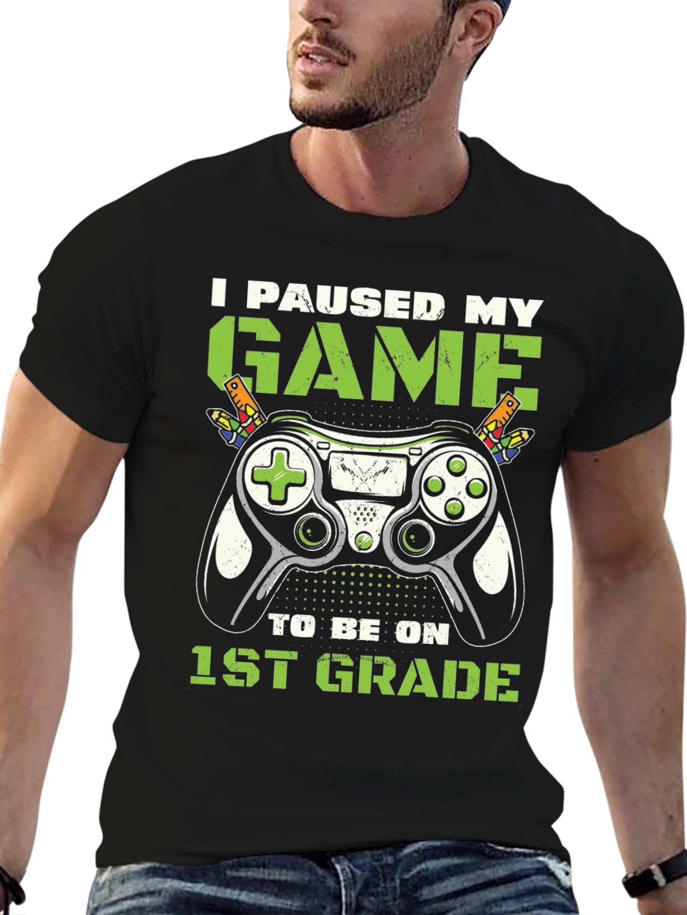 I Paused My Game For 1st Grade T-Shirt