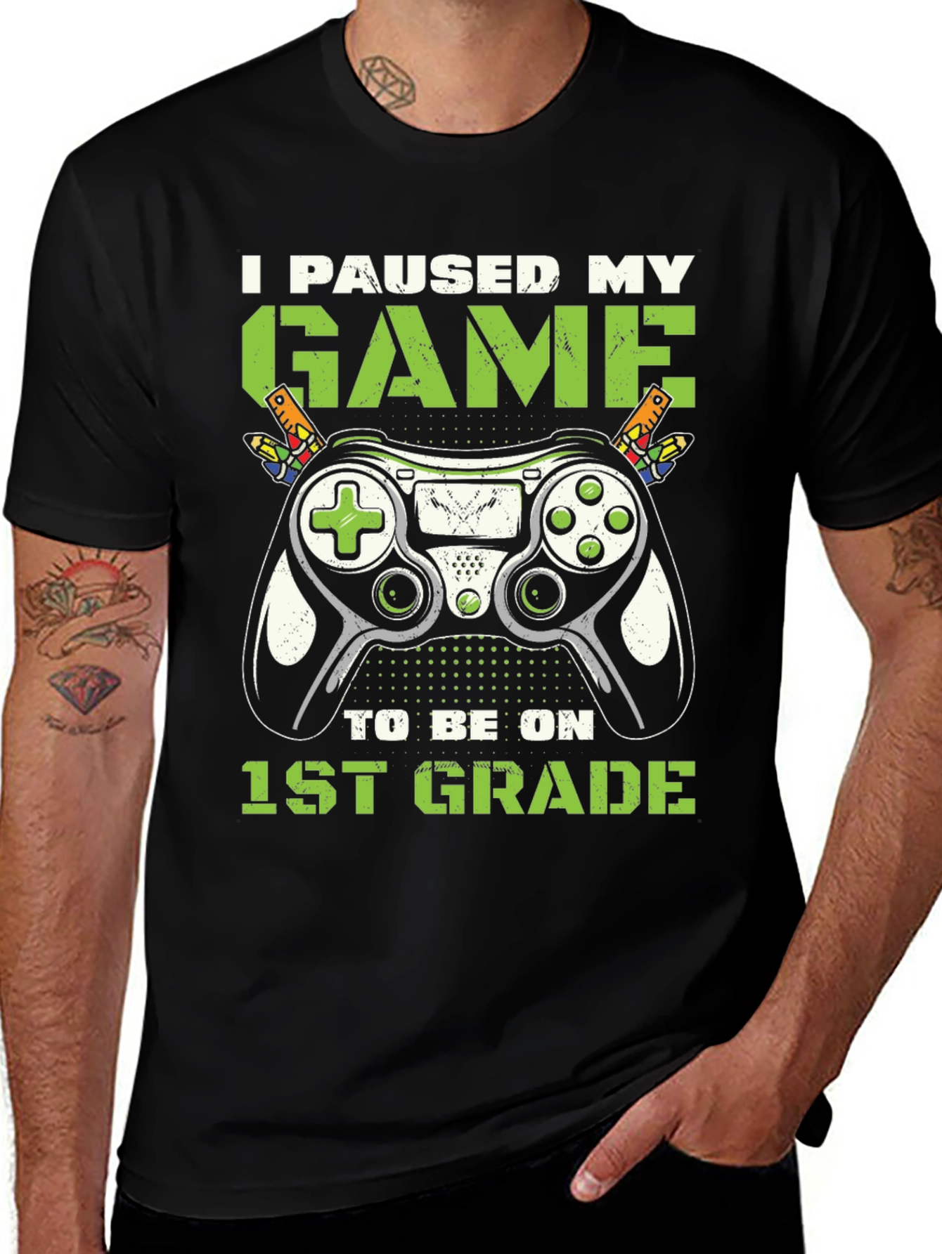 I Paused My Game For 1st Grade T-Shirt