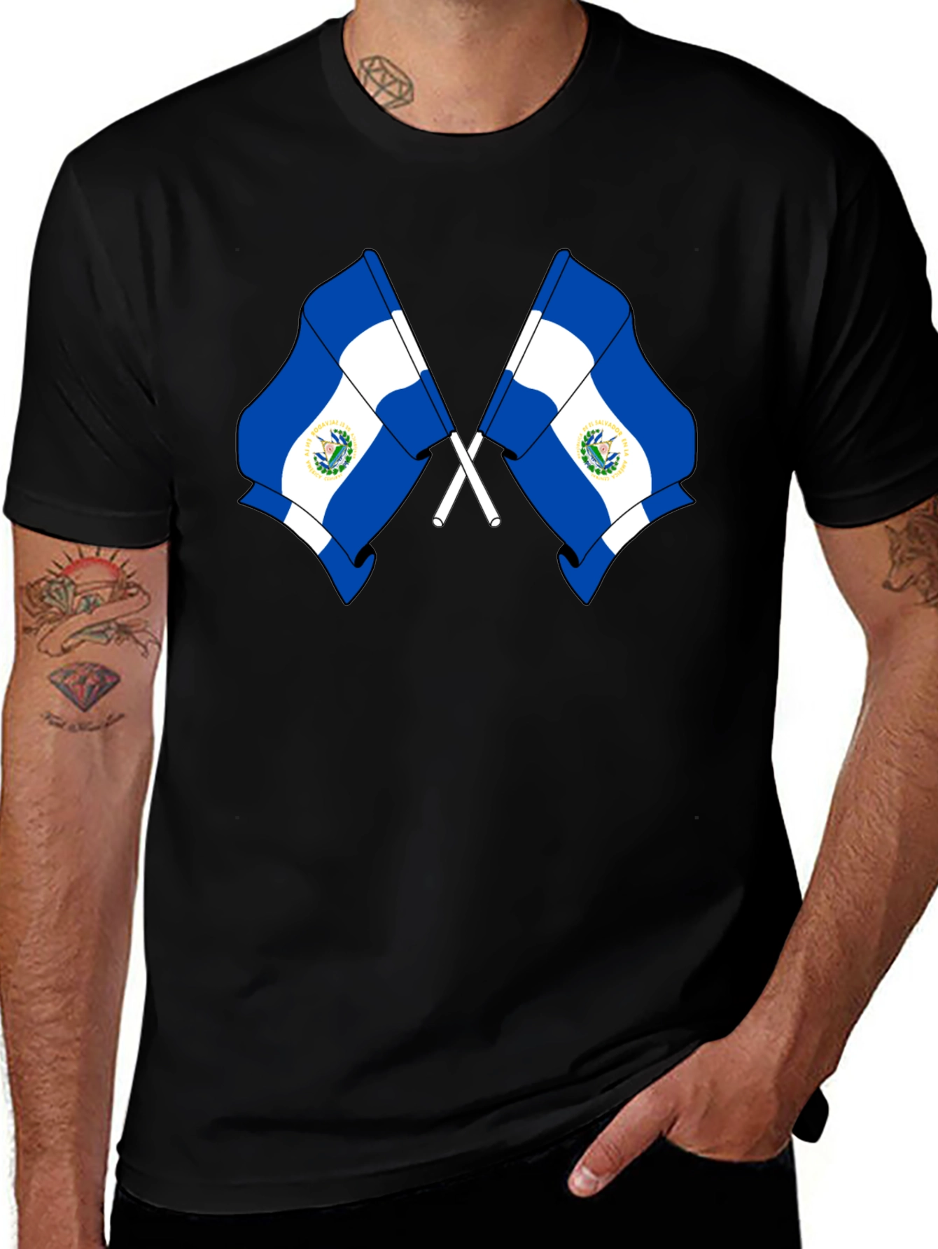 Salvadoran Flags T-Shirt