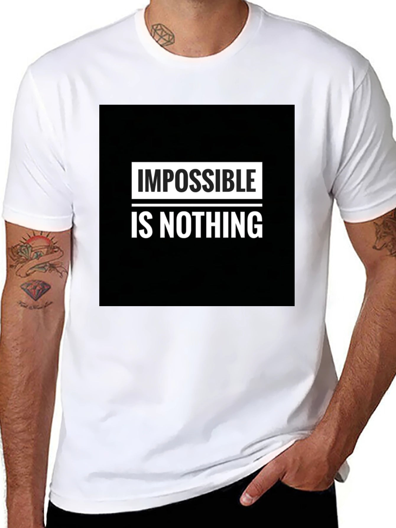 Impossible is Nothing Graphic T-Shirt