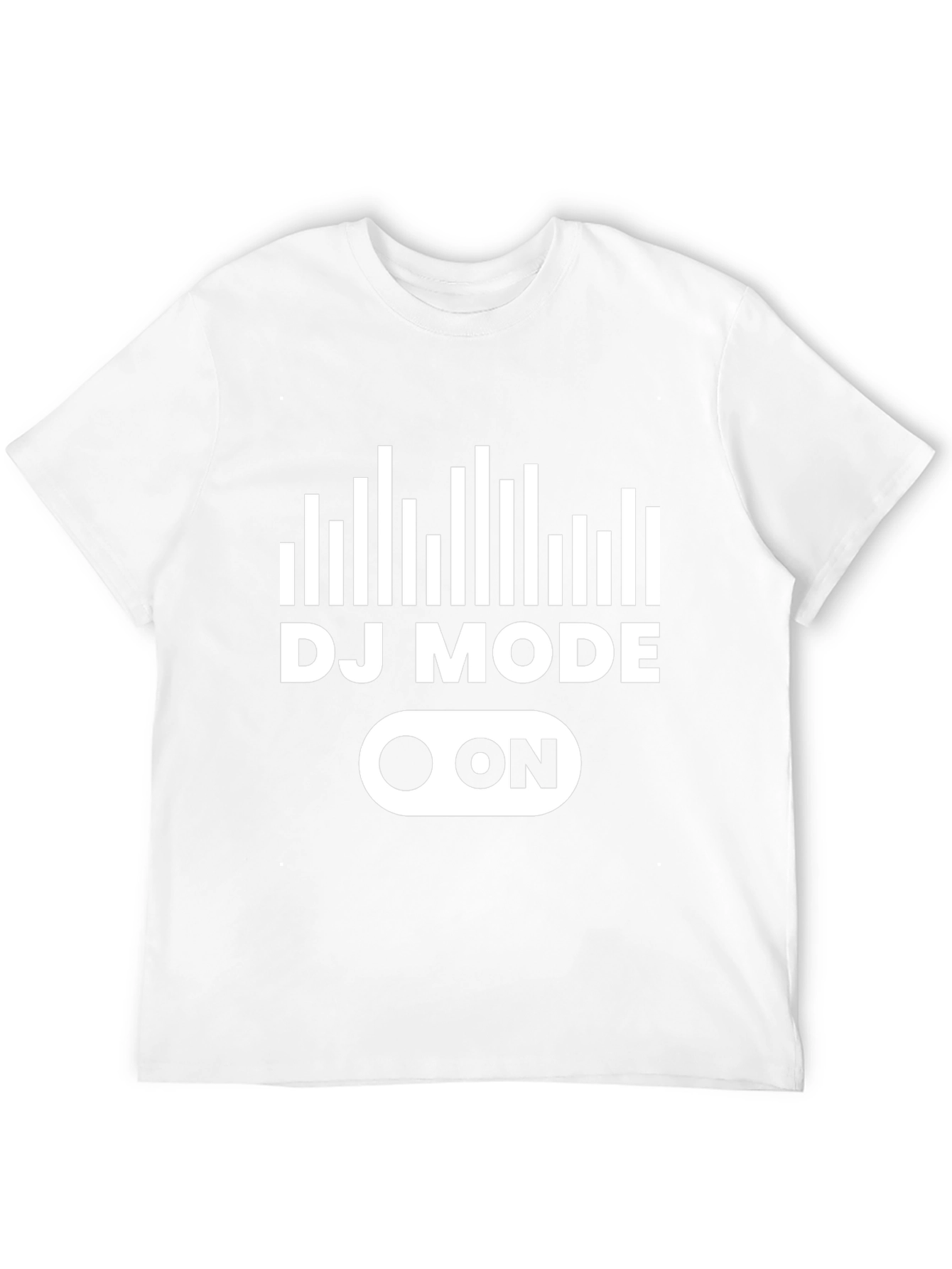 DJ Mode On Black Graphic Tee