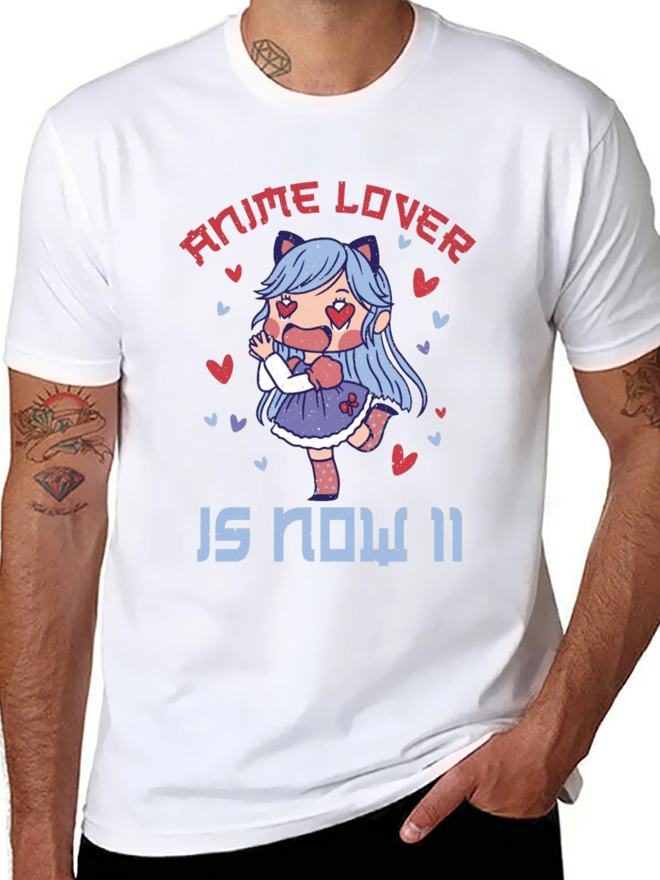 Anime Lover Birthday T-Shirt - Now 11!