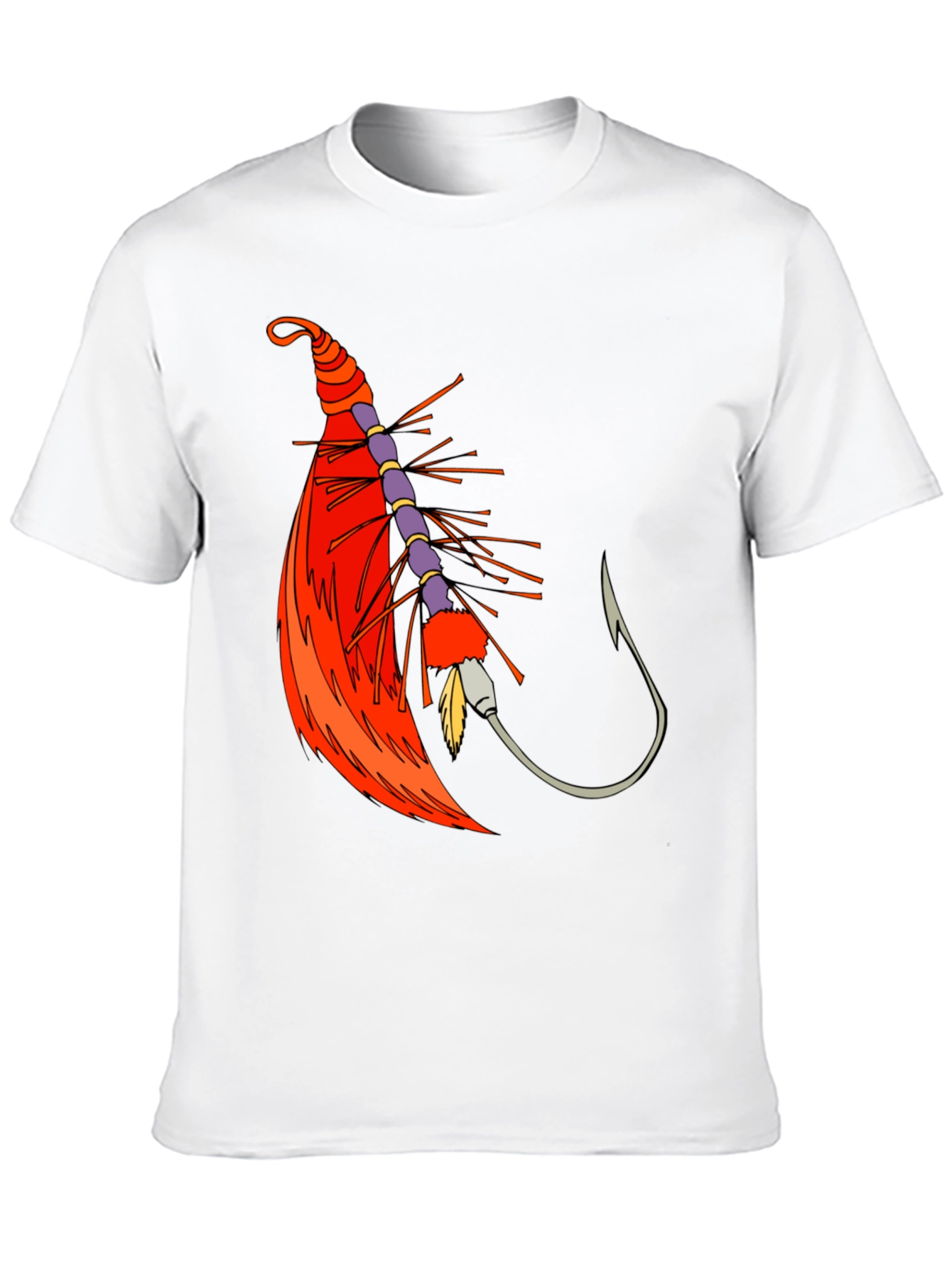 Fishing Lure Graphic Tee - Black