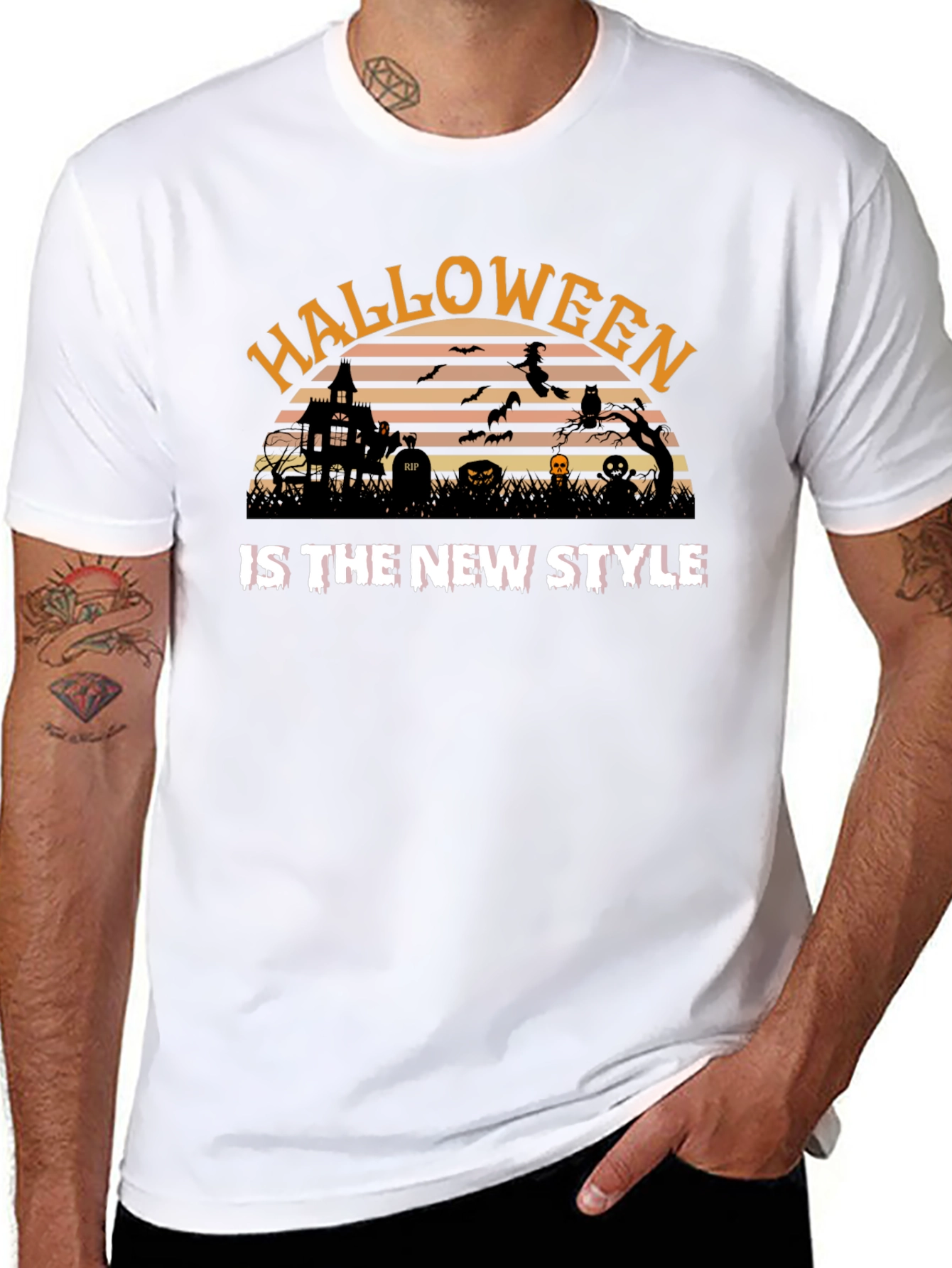 Halloween The New Style Black T-Shirt