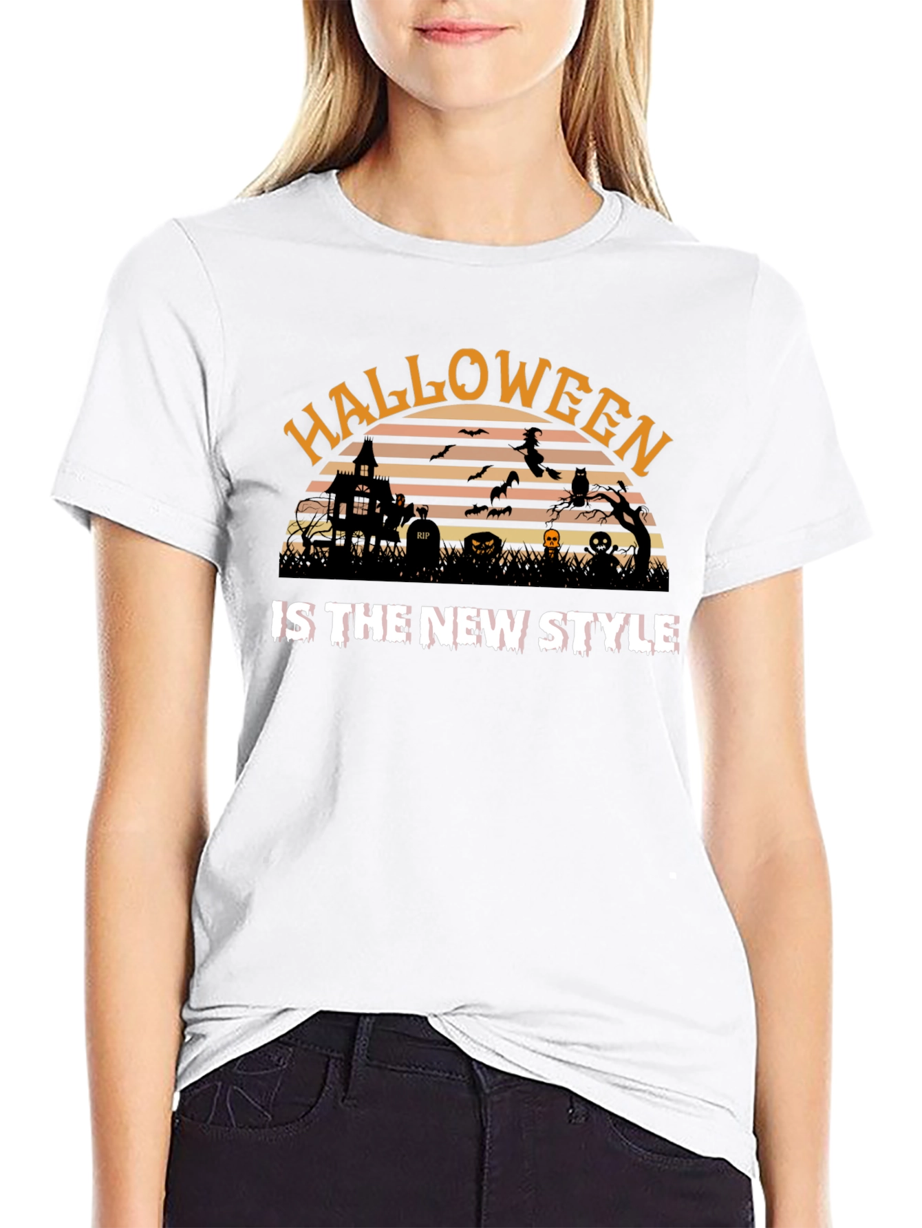 Halloween The New Style Black T-Shirt
