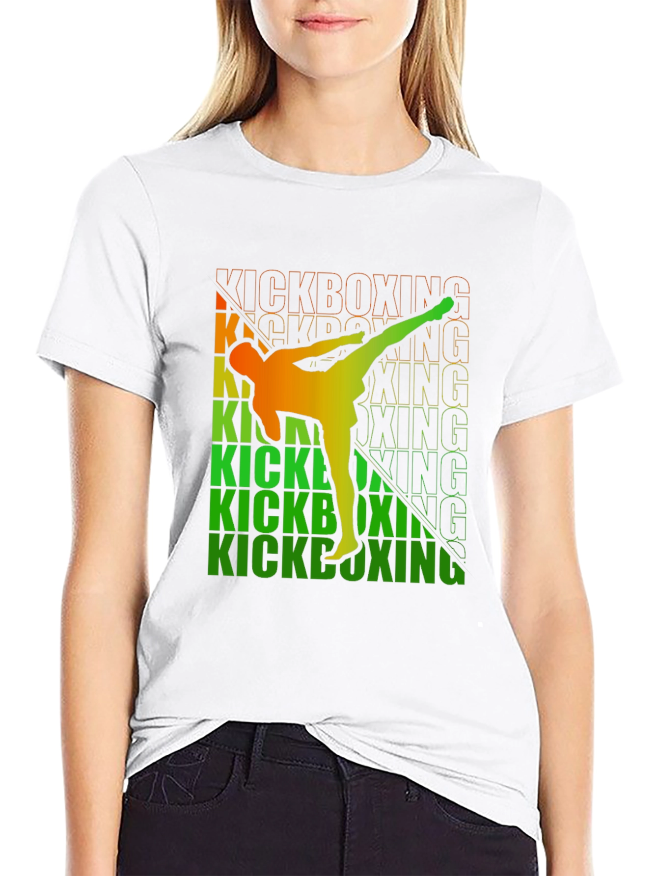 Kickboxing Stance Graphic T-Shirt