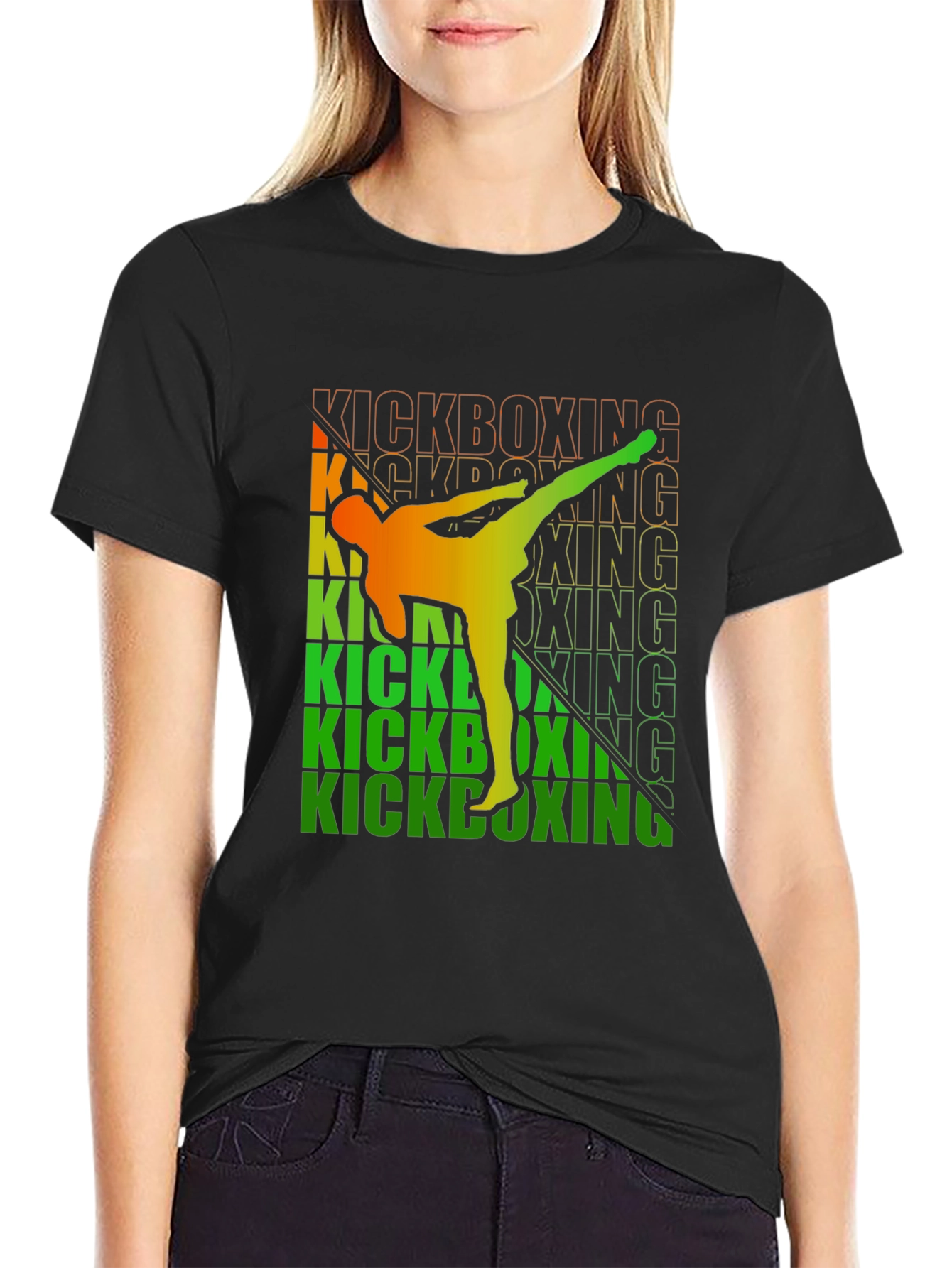 Kickboxing Stance Graphic T-Shirt