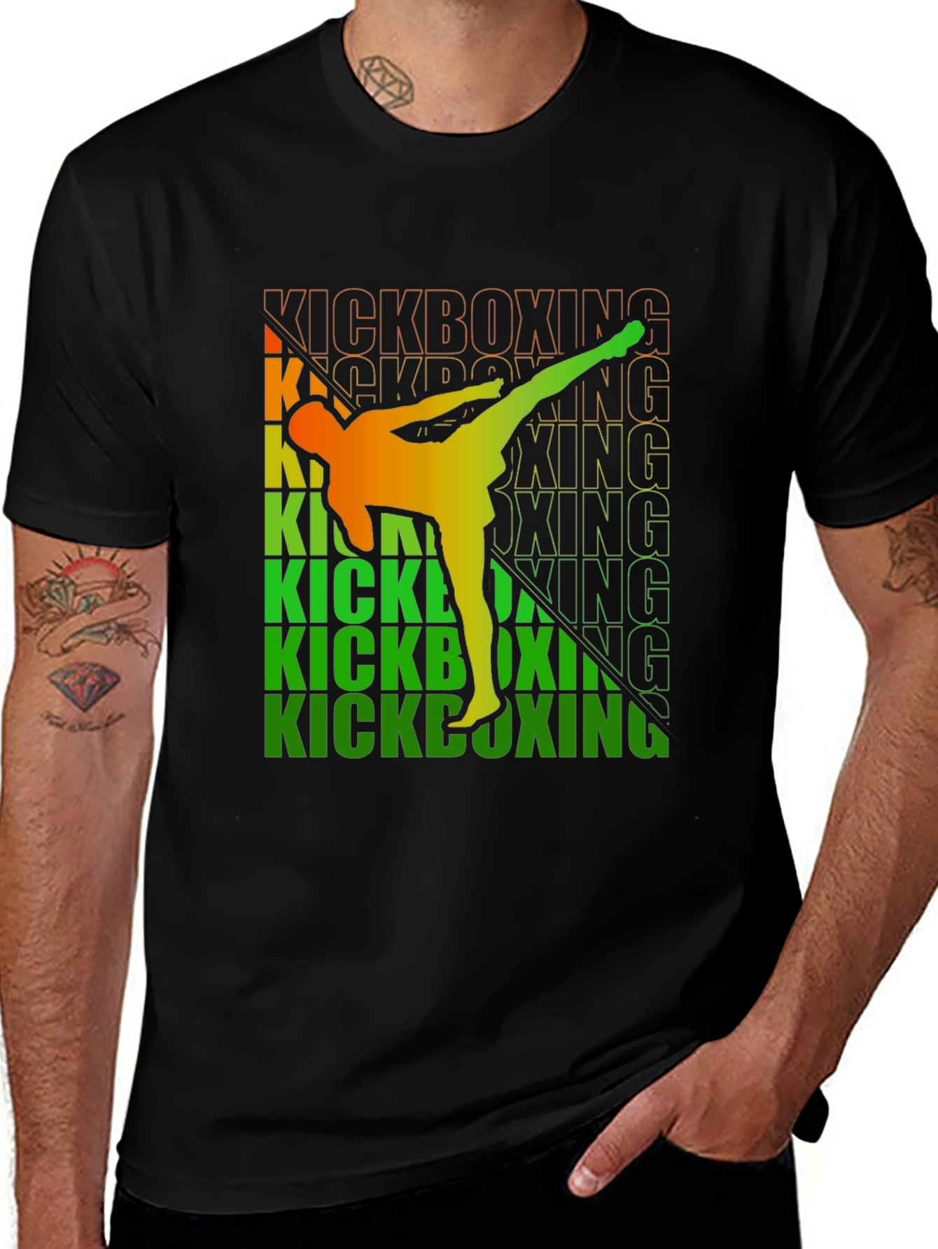 Kickboxing Stance Graphic T-Shirt