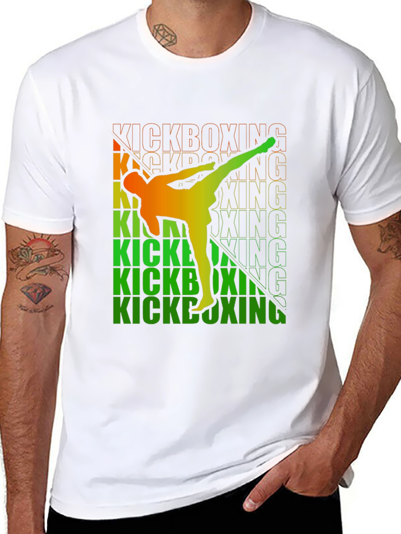 Kickboxing Stance Graphic T-Shirt