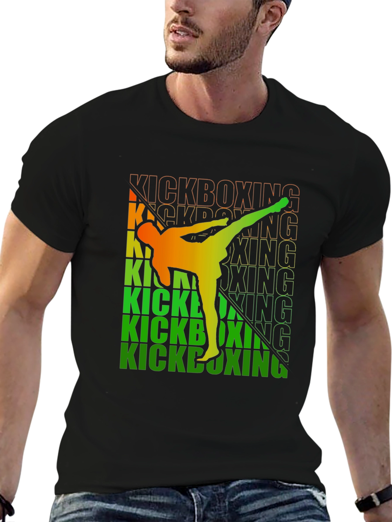Kickboxing Stance Graphic T-Shirt