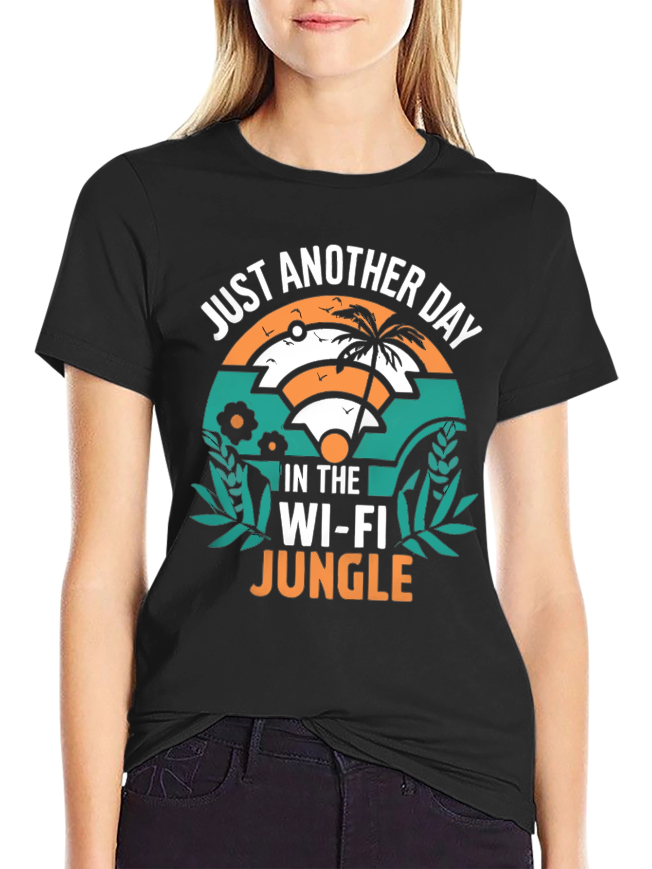 Wi-Fi Jungle T-Shirt - Humorous Tech Tee