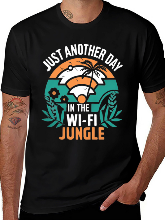 Wi-Fi Jungle T-Shirt - Humorous Tech Tee