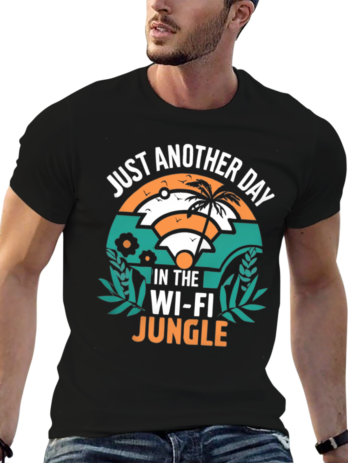 Wi-Fi Jungle T-Shirt - Humorous Tech Tee