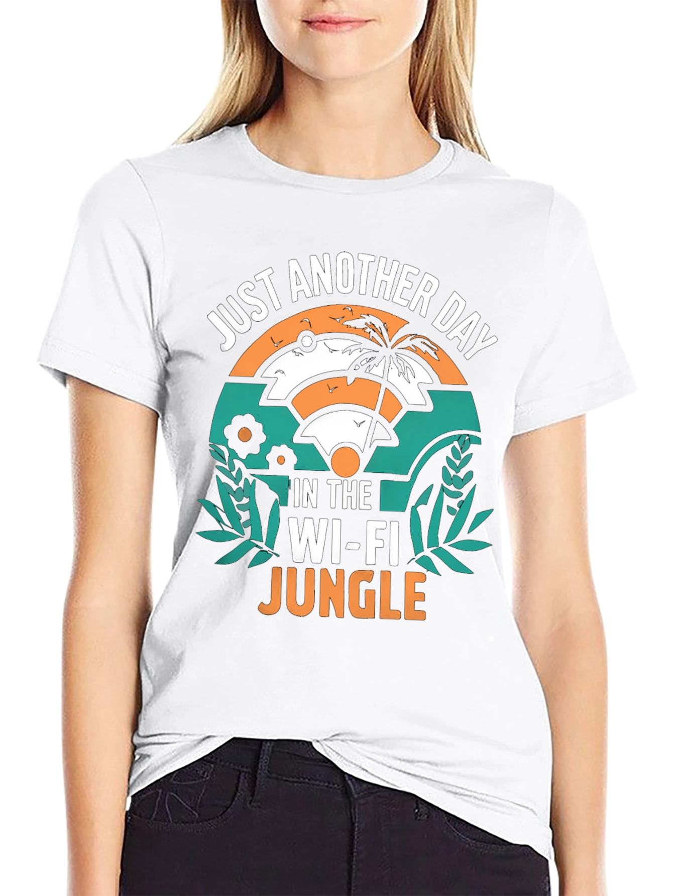 Wi-Fi Jungle T-Shirt - Humorous Tech Tee