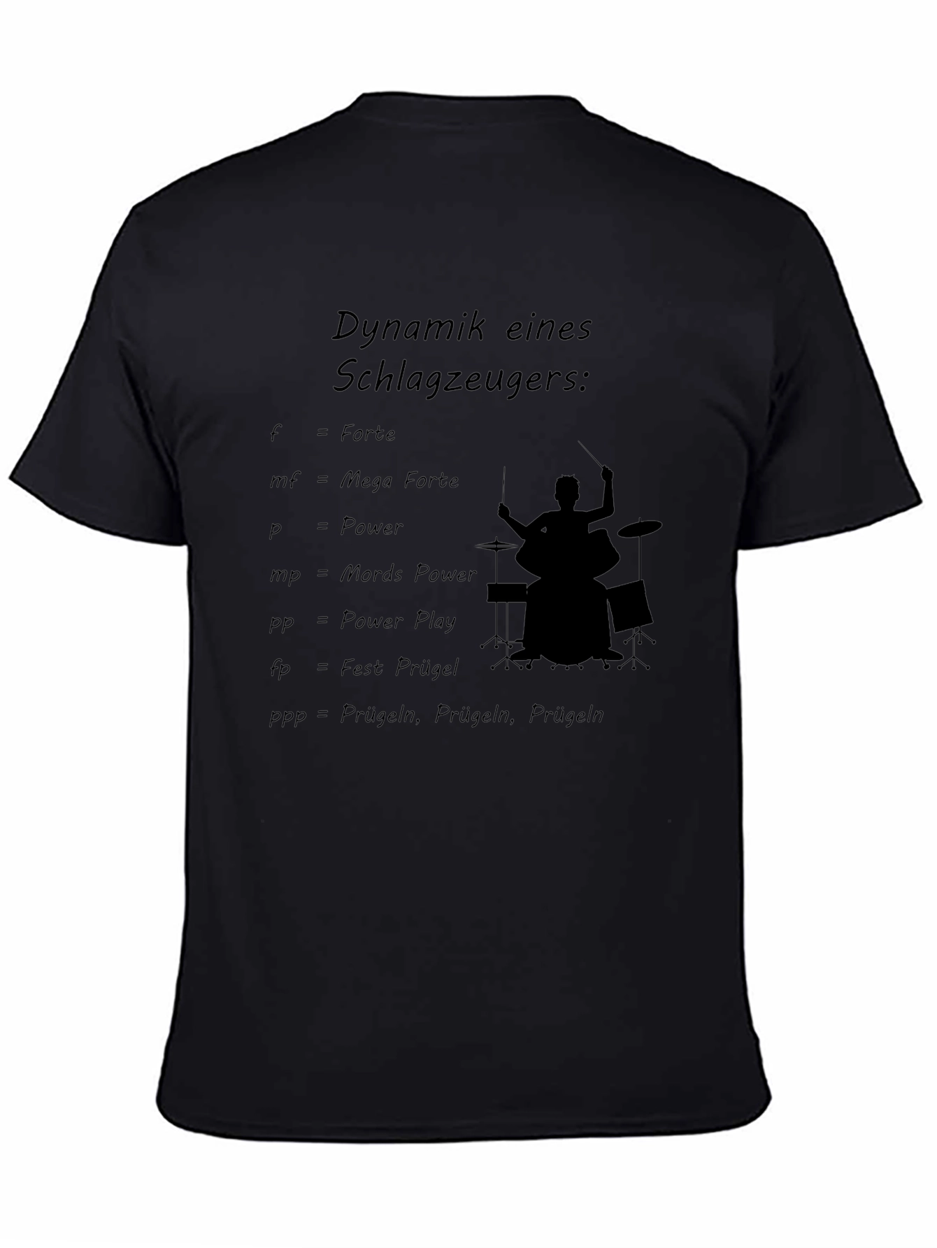 Drummer Dynamics Black T-Shirt