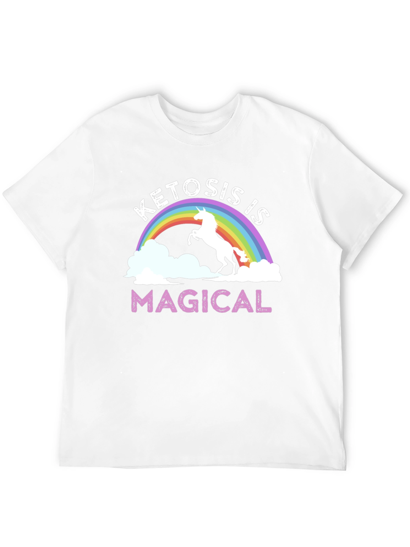 Ketosis is Magical T-Shirt Rainbow Unicorn