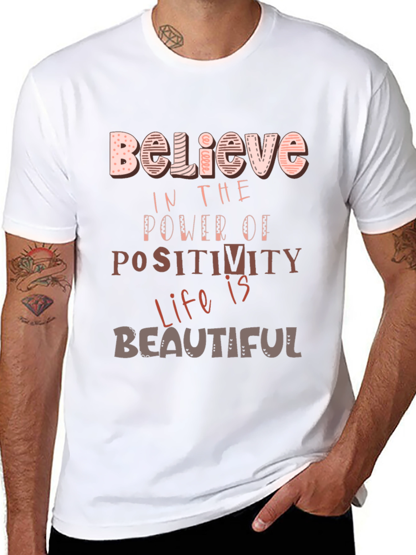 Believe in the Power of Positivity T-Shirt
