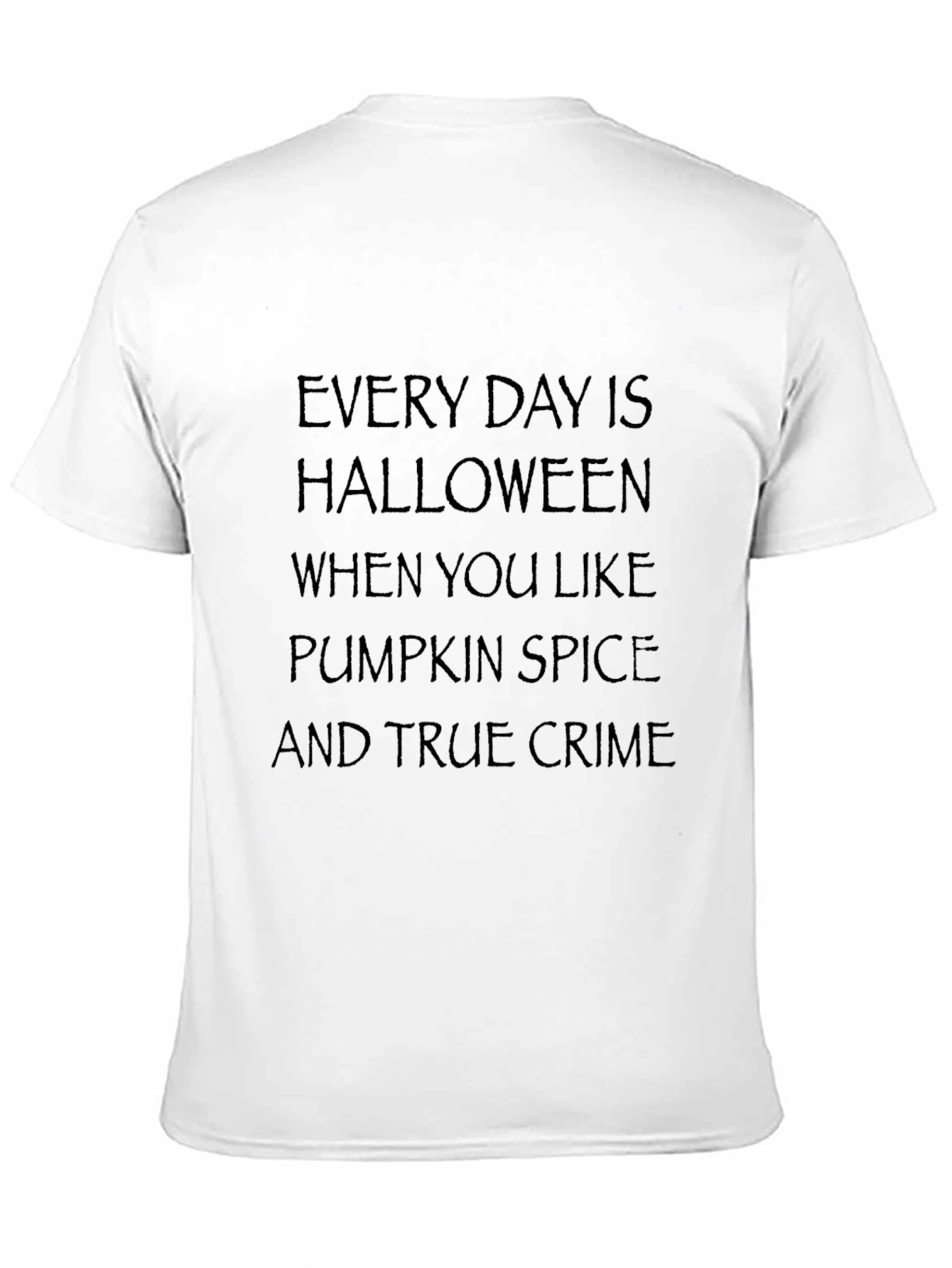 Halloween Pumpkin Spice True Crime T-Shirt
