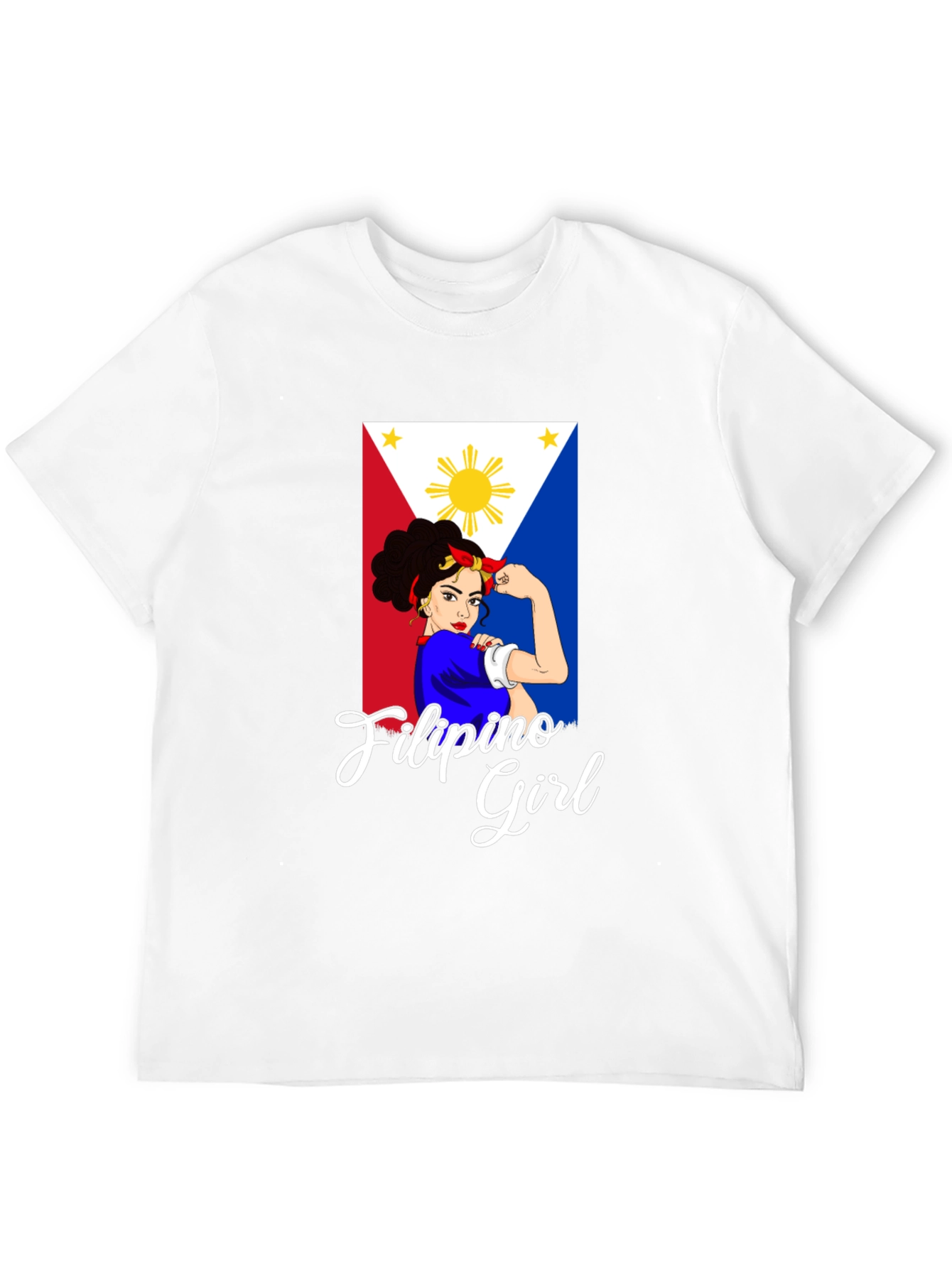 Filipino Girl Power T-Shirt - Black Cotton Tee
