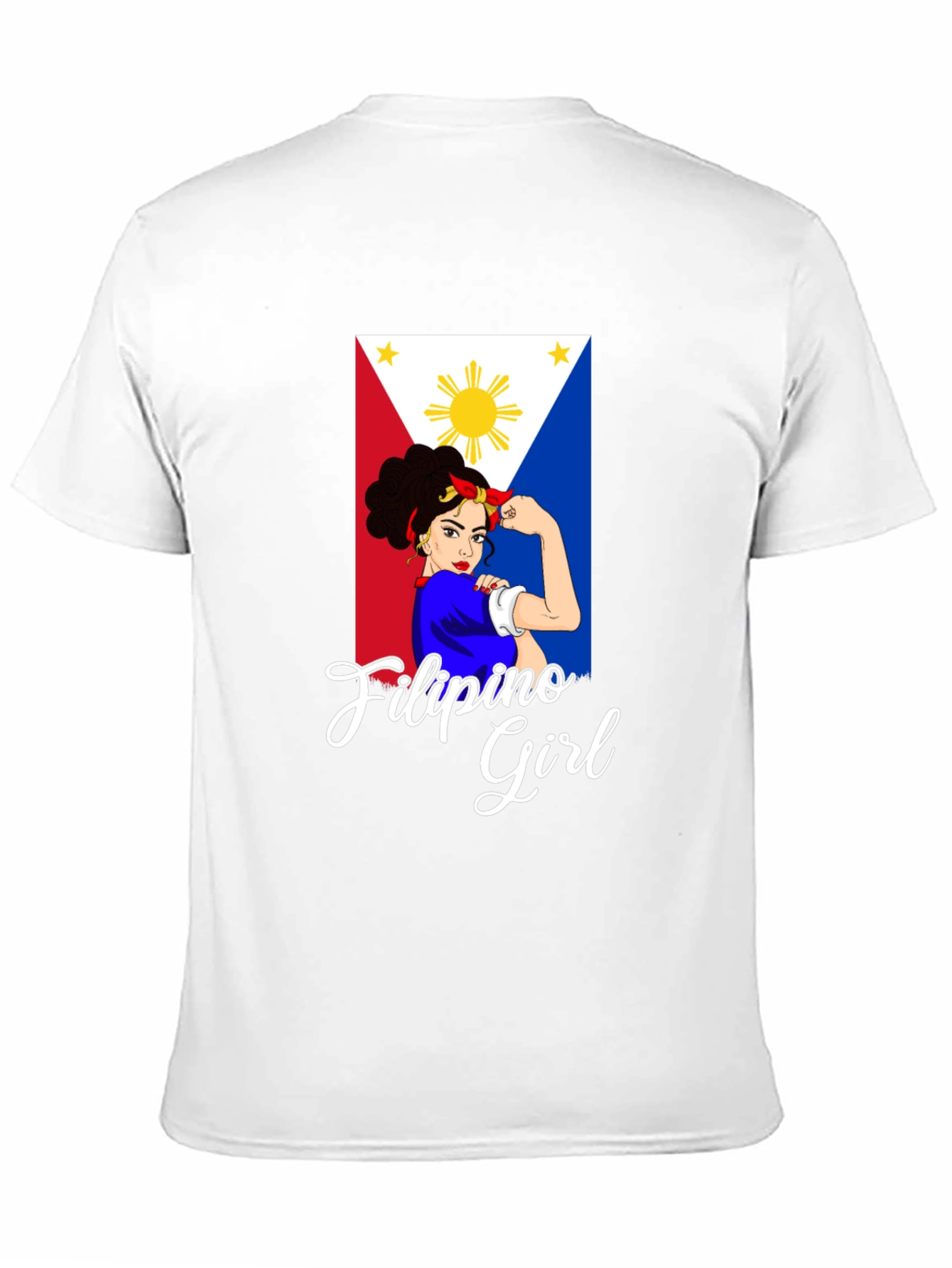 Filipino Girl Power T-Shirt - Black Cotton Tee