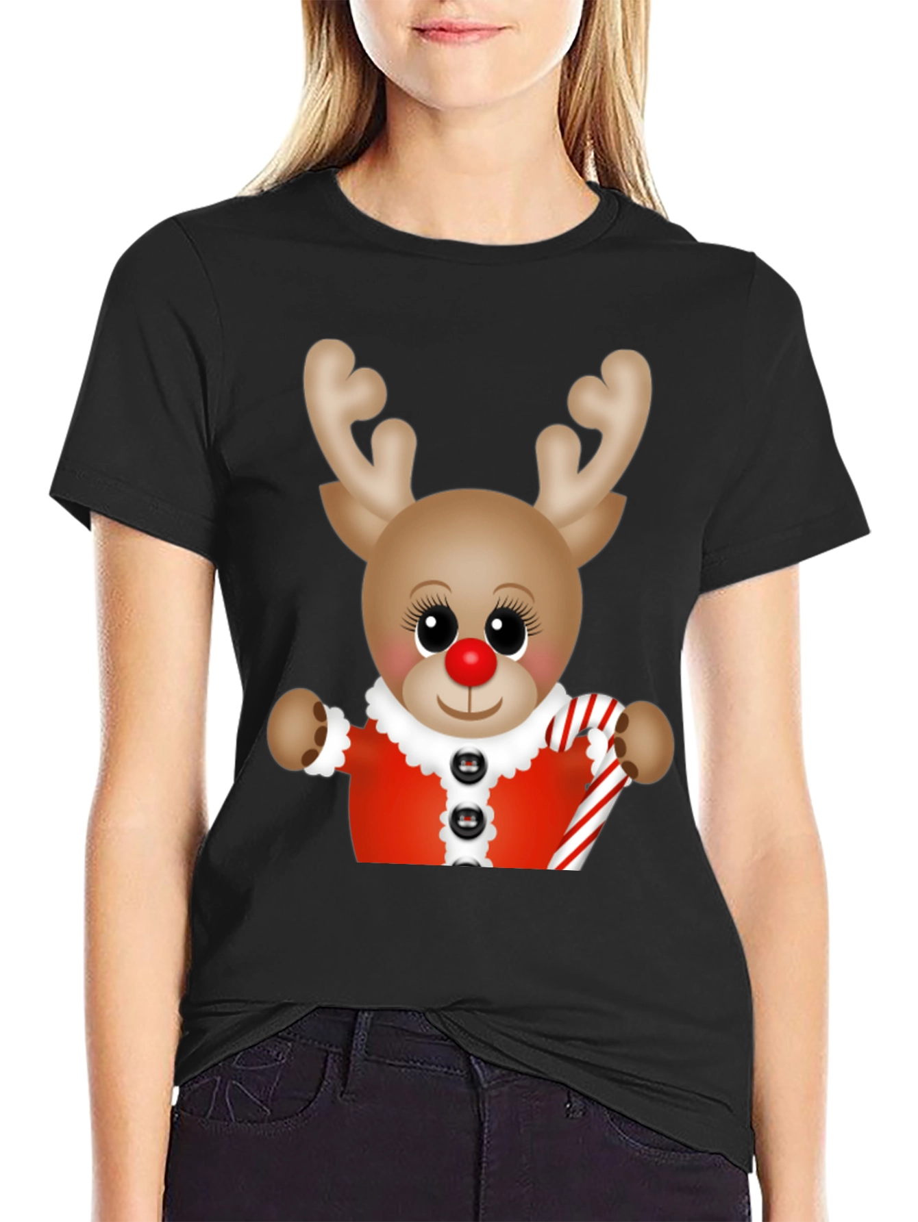 Festive Reindeer Christmas T-Shirt