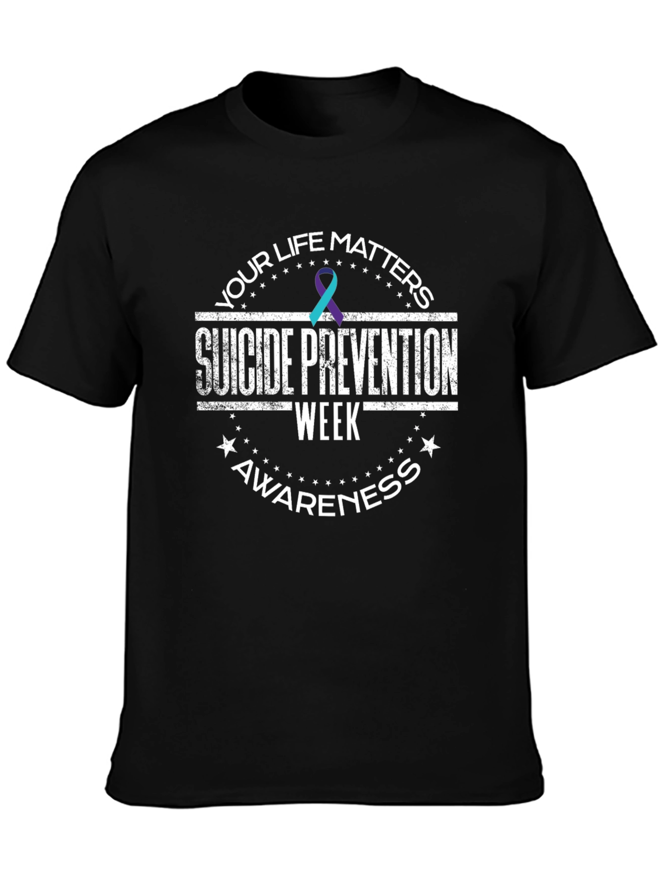 Suicide Prevention Week Awareness Graphic Tee