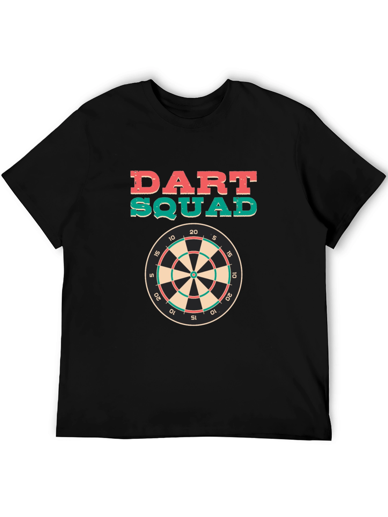 Dart Squad Graphic Tee - Black Cotton T-Shirt