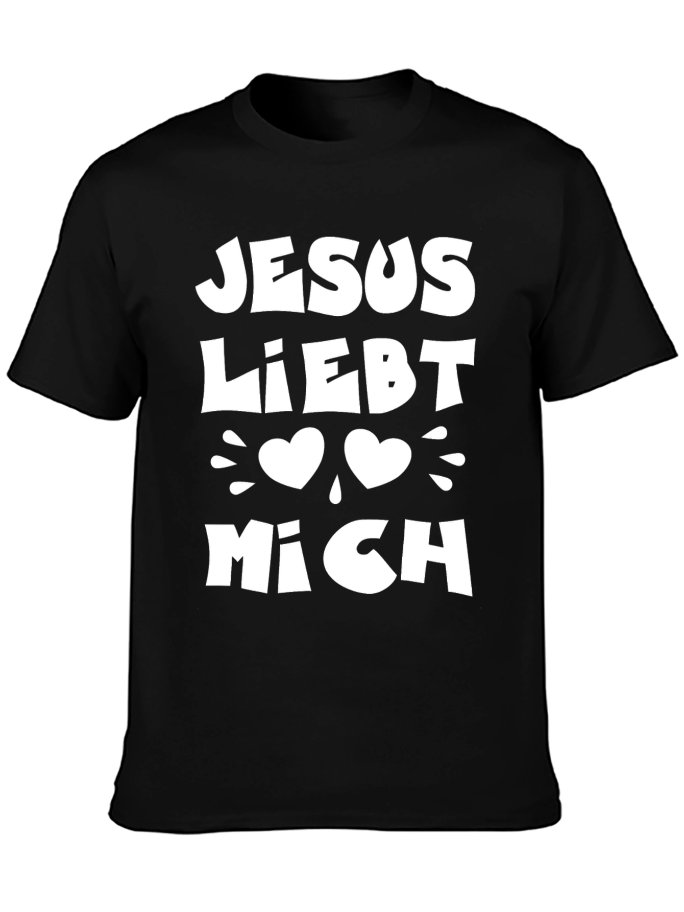 Jesus Loves Me Black T-Shirt