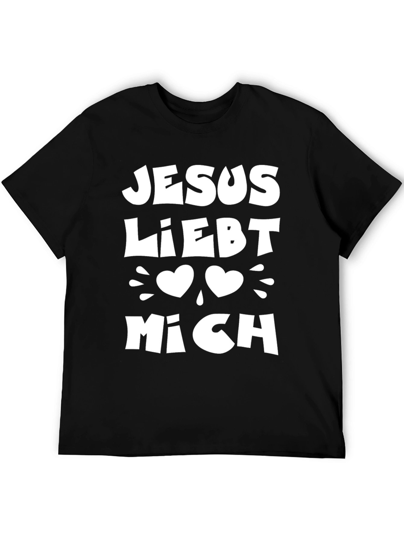 Jesus Loves Me Black T-Shirt