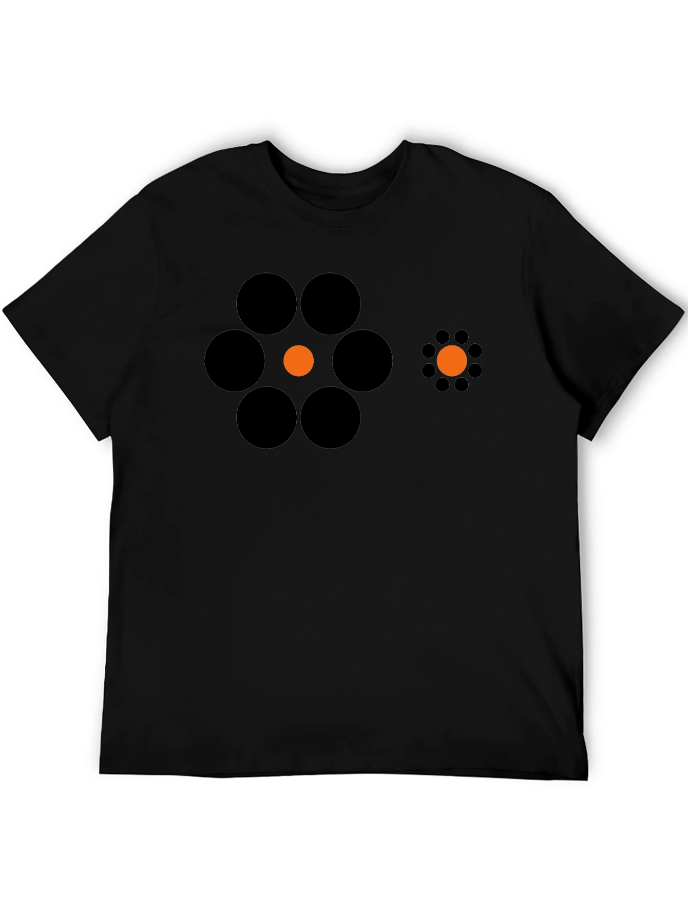 Optical Illusion T-Shirt - Black Graphic Tee
