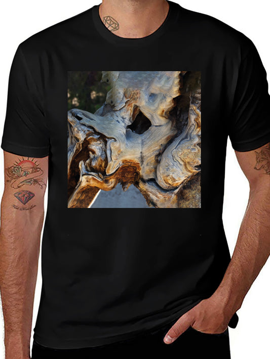 Nature Art Tee - Organic Tree Trunk Graphic