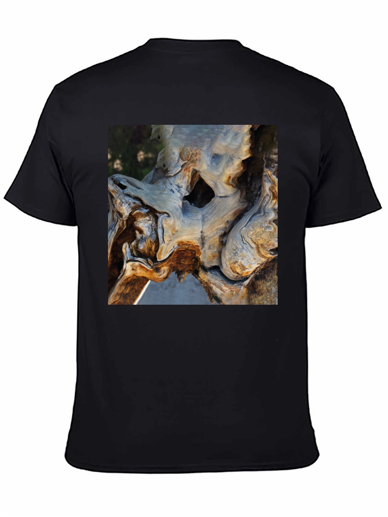 Nature Art Tee - Organic Tree Trunk Graphic