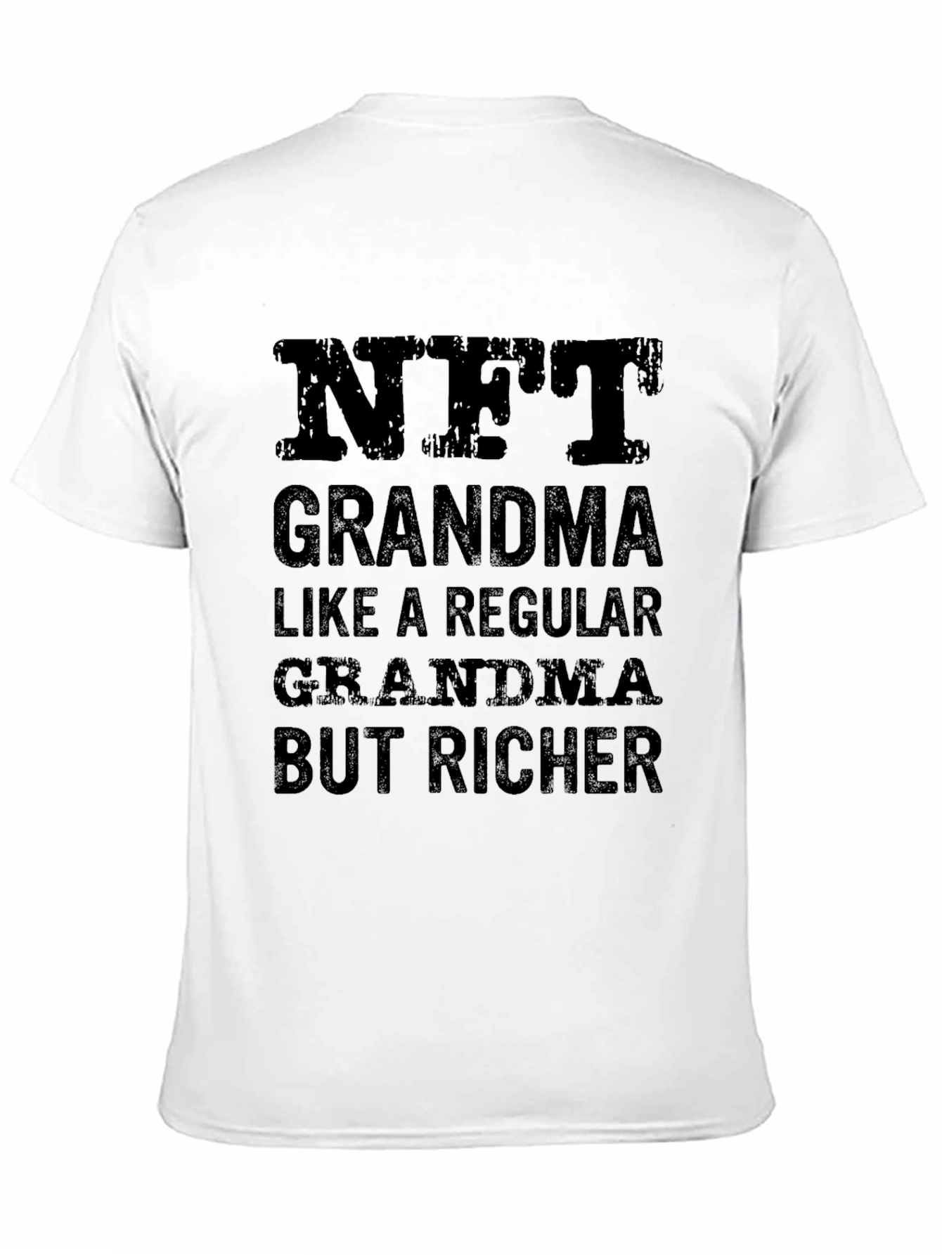 NFT Grandma T-Shirt - Rich Grandma Tee